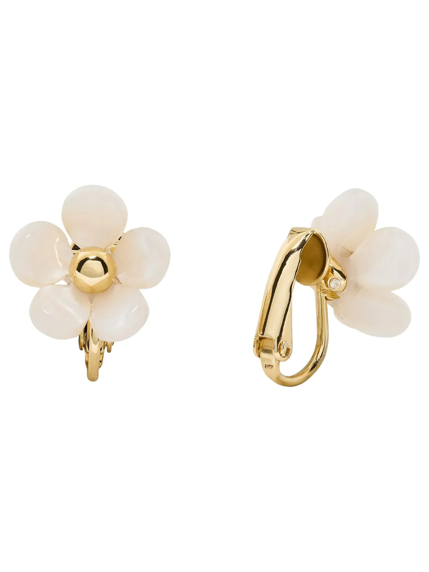 Цветочные серьги Summer Daze Kate Spade New York — изображение 2 из 2, оттенок белый