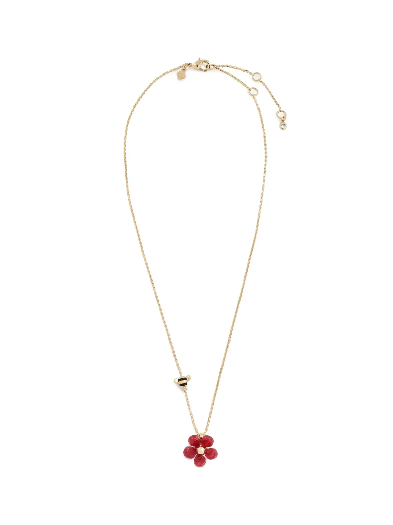 Подвеска-цветок Summer Daze Flower Pendant Kate Spade New York — изображение 3 из 4, оттенок красный