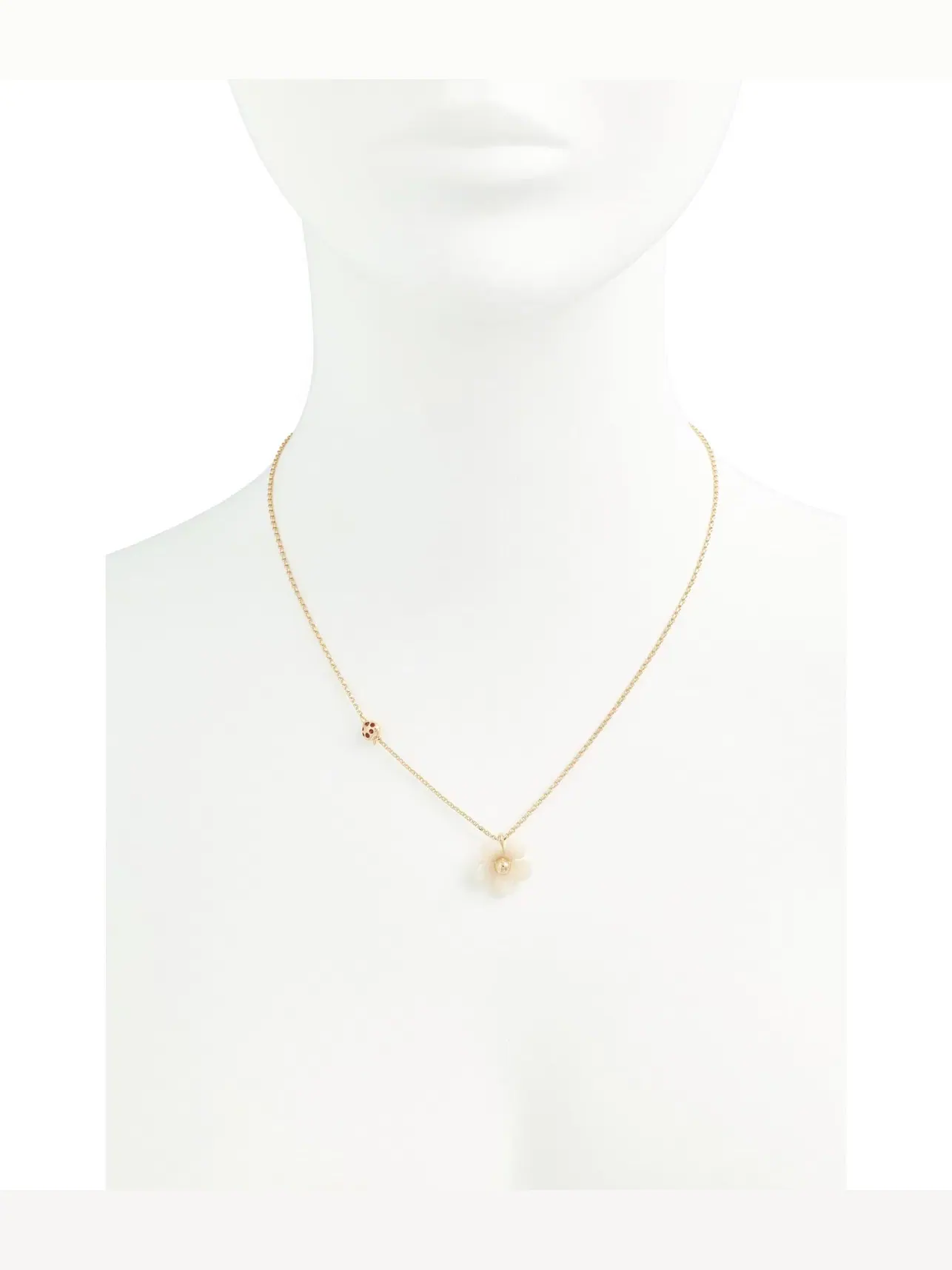 Подвеска-цветок Summer Daze Flower Pendant Kate Spade New York — изображение 2 из 4, оттенок белый