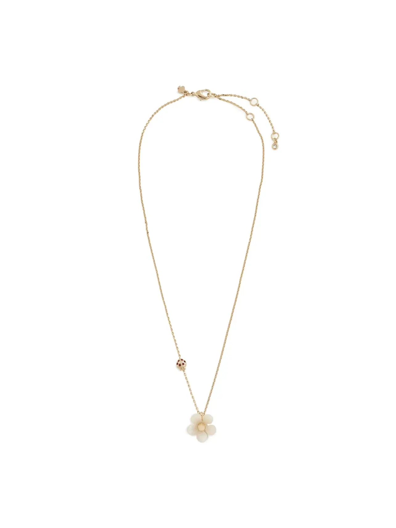 Подвеска-цветок Summer Daze Flower Pendant Kate Spade New York — изображение 3 из 4, оттенок белый