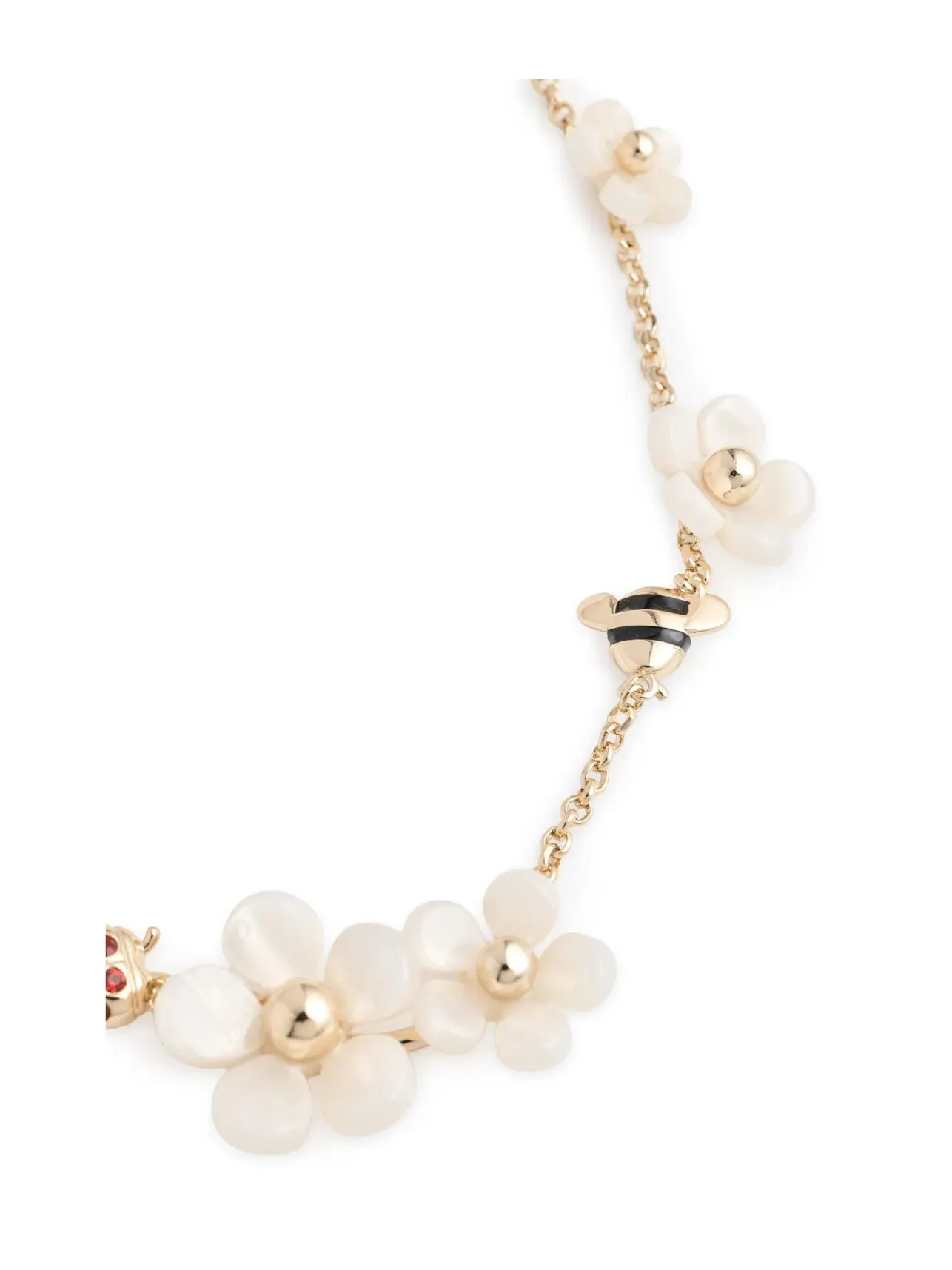 Ожерелье Summer Daze Flower Scatter Necklace Kate Spade New York — изображение 3 из 3, оттенок белый