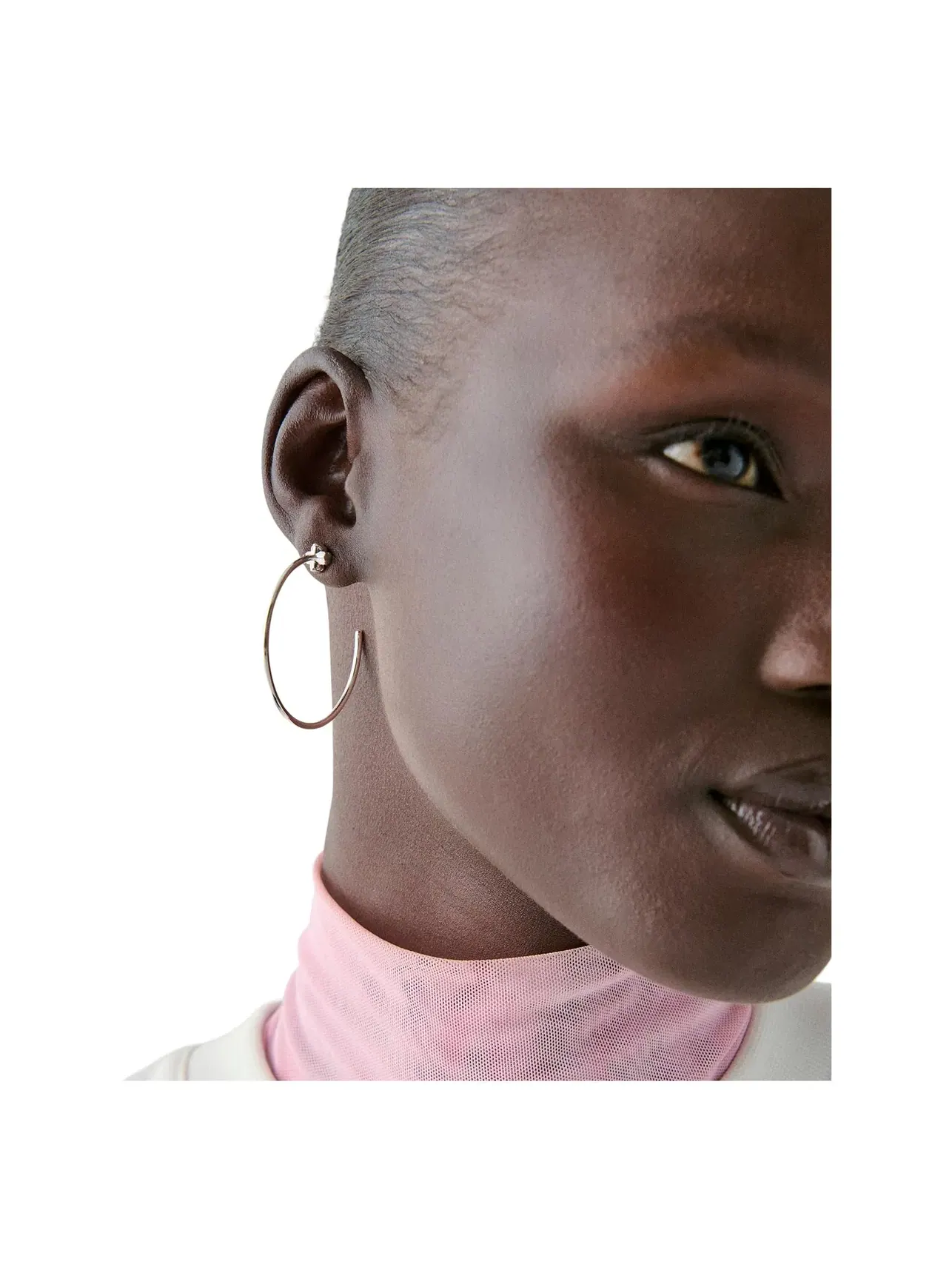 Серьги-кольца Spade Flower Hoops Kate Spade New York — изображение 3 из 3, оттенок серебряный
