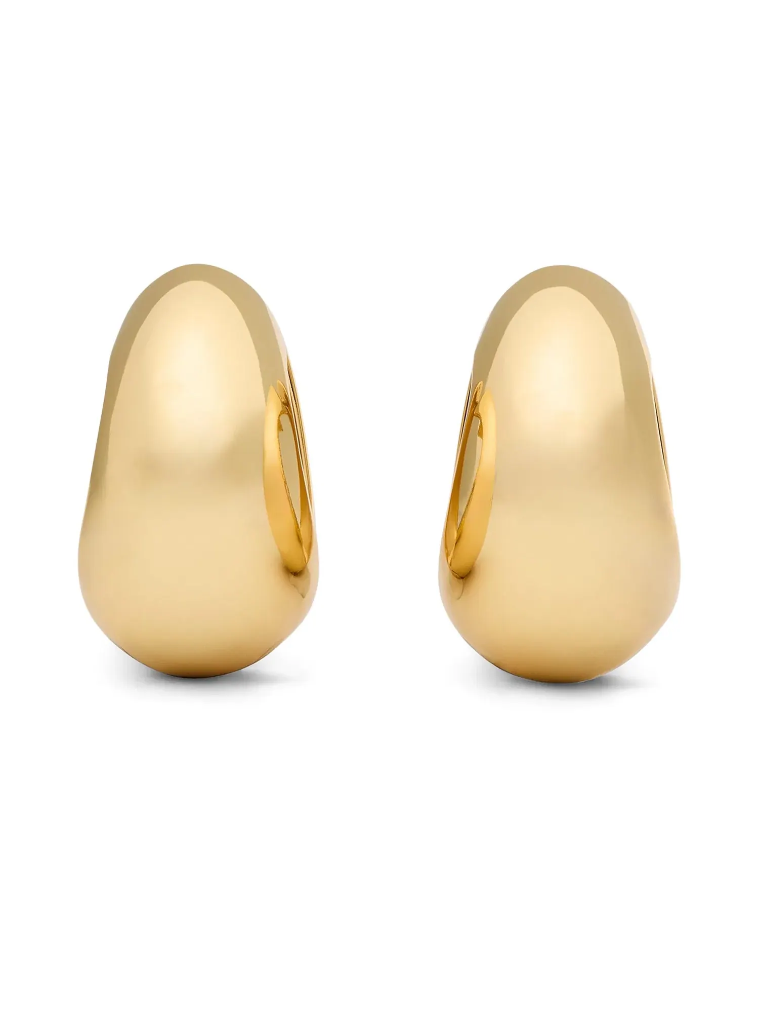 Серьги-кольца Keep Sparkling Round Huggies Kate Spade New York — изображение 1 из 2, оттенок золотистый