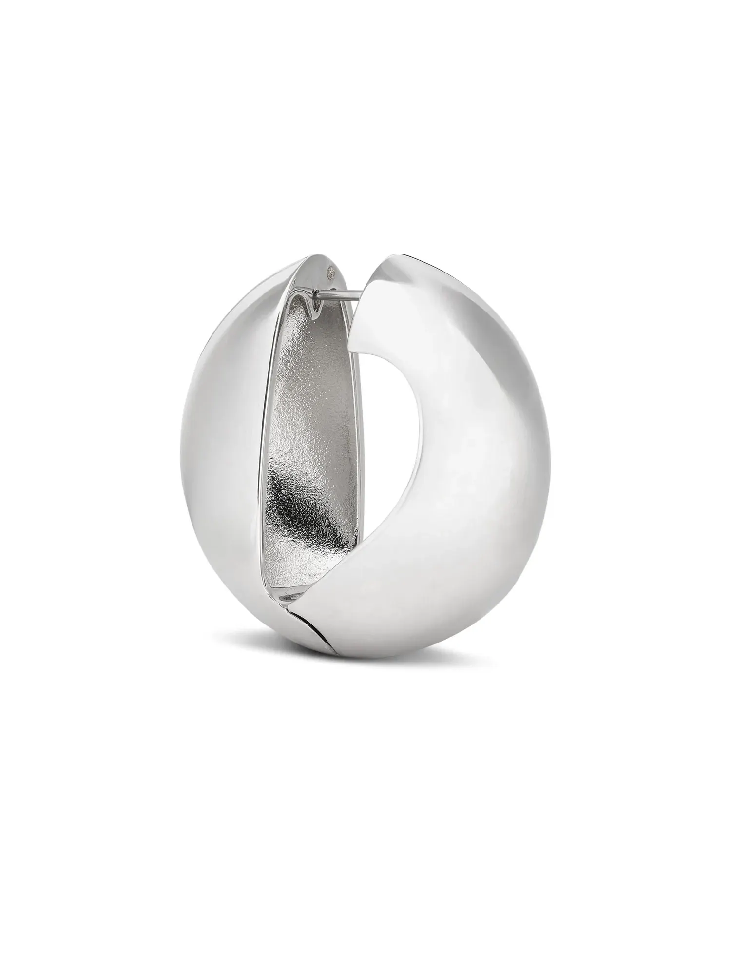 Серьги-кольца Keep Sparkling Round Huggies Kate Spade New York — изображение 2 из 2, оттенок серебристый