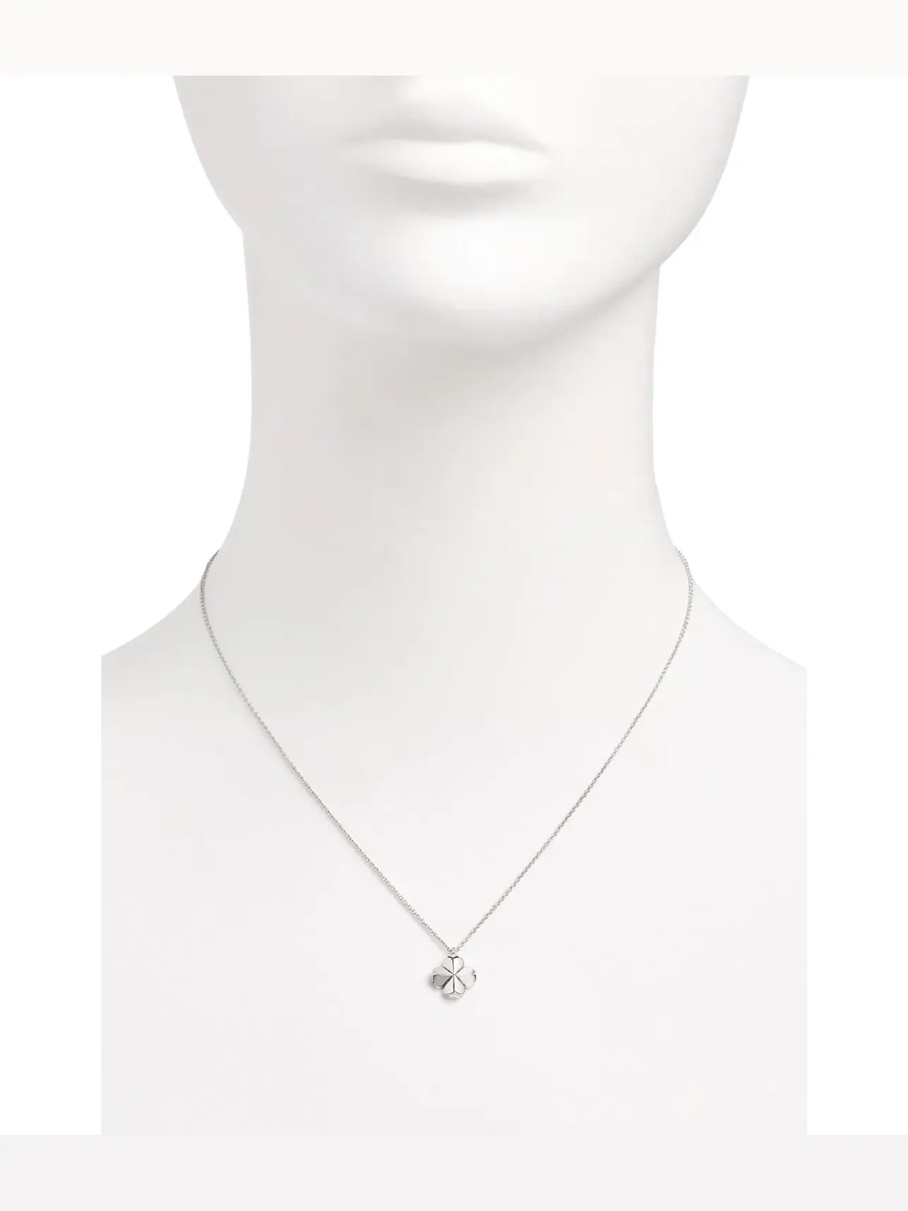 Мини-подвеска Spade Flower Mini Pendant Kate Spade New York — изображение 2 из 4, оттенок серебряный