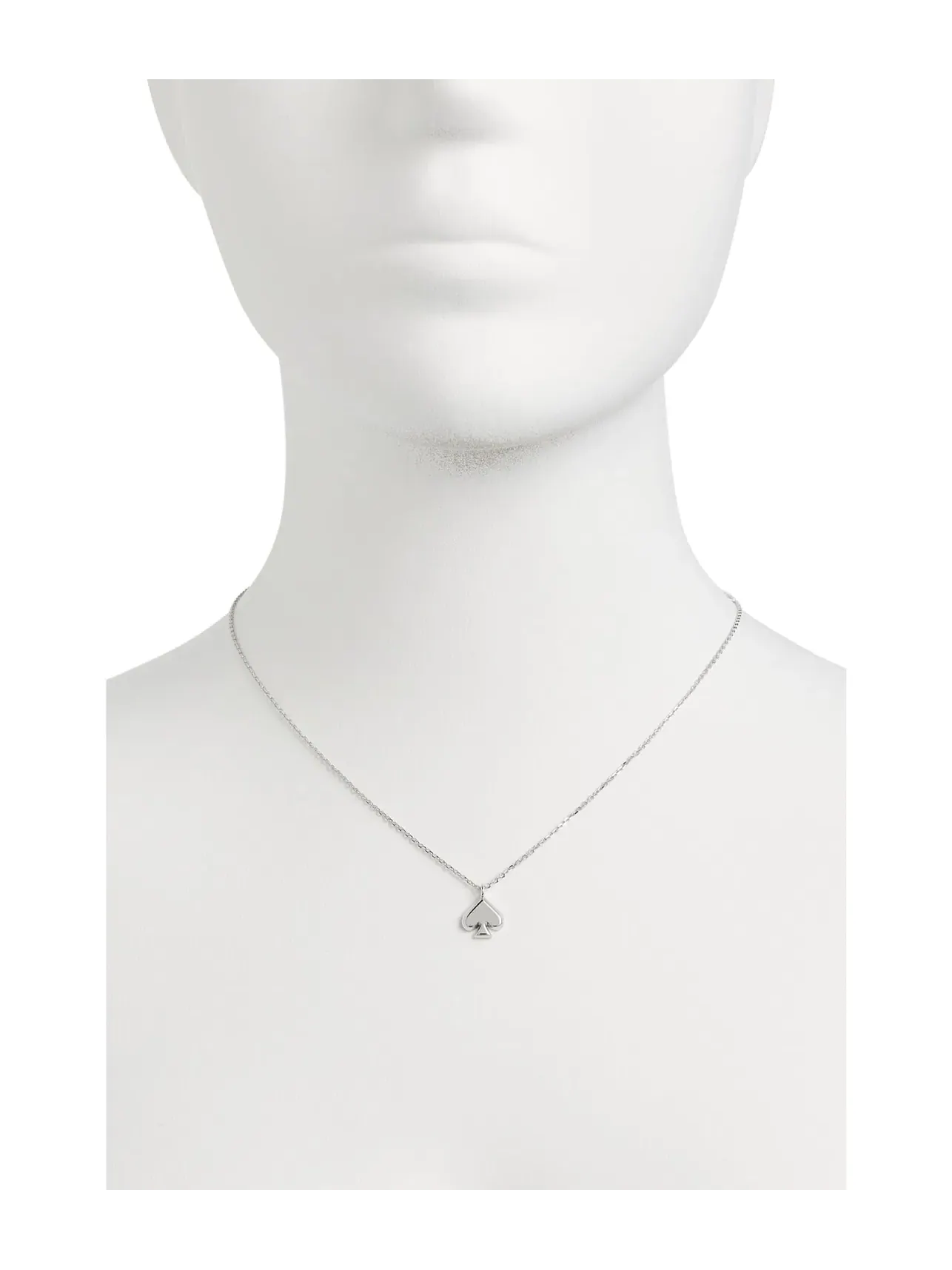 Мини-подвеска Everyday Spade Metal Mini Pendant Kate Spade New York — изображение 2 из 4, оттенок серебряный