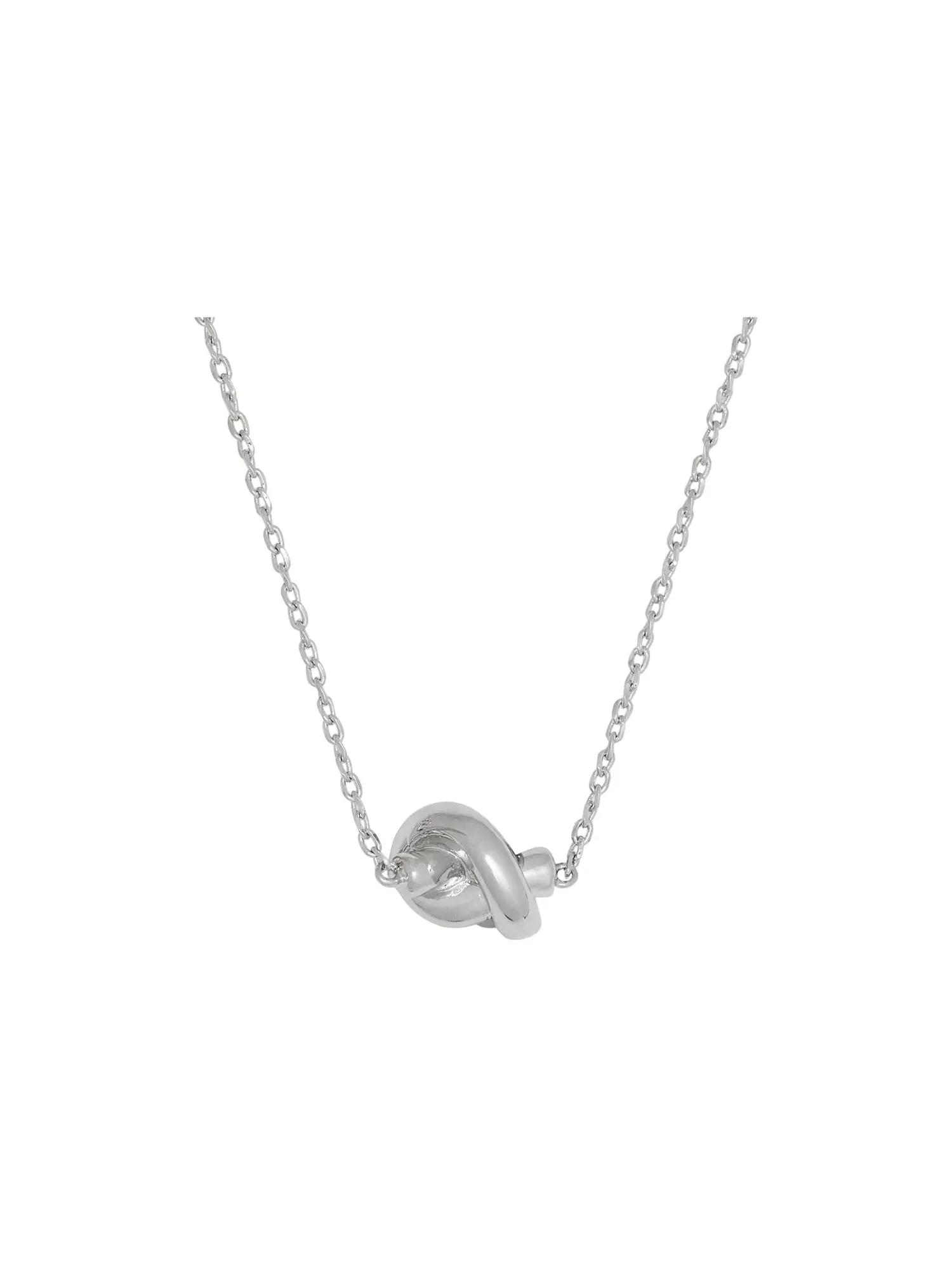 Мини-подвеска Sailor's Knot Mini Pendant Kate Spade New York — изображение 1 из 2, оттенок серебряный