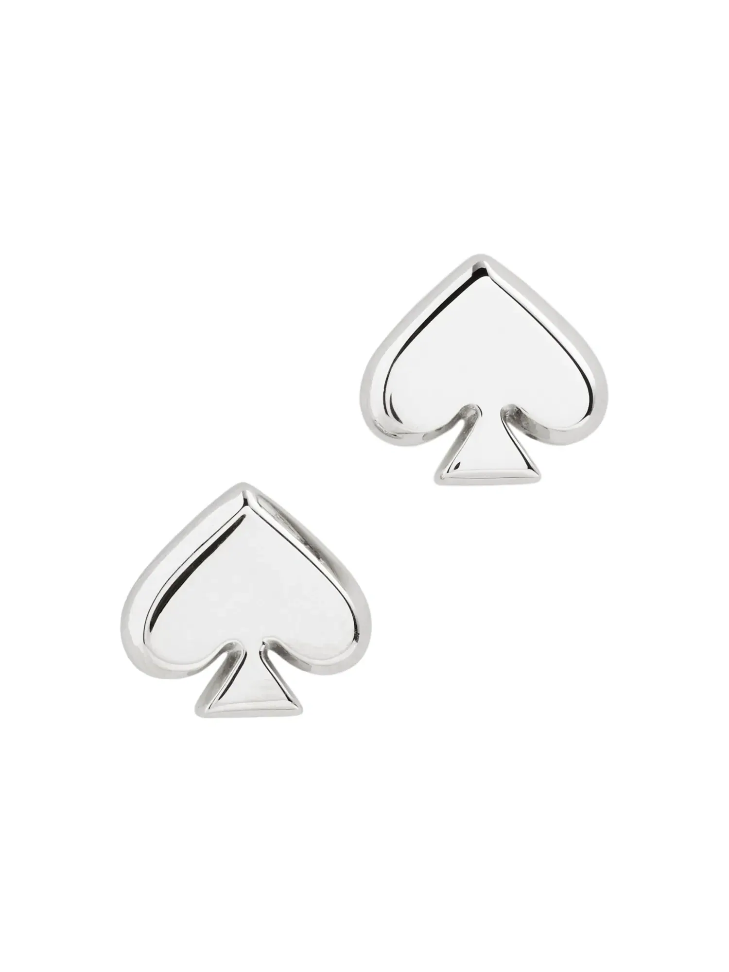 Серьги-пусеты Everyday Spade Metal Studs Kate Spade New York — изображение 1 из 3, оттенок серебряный