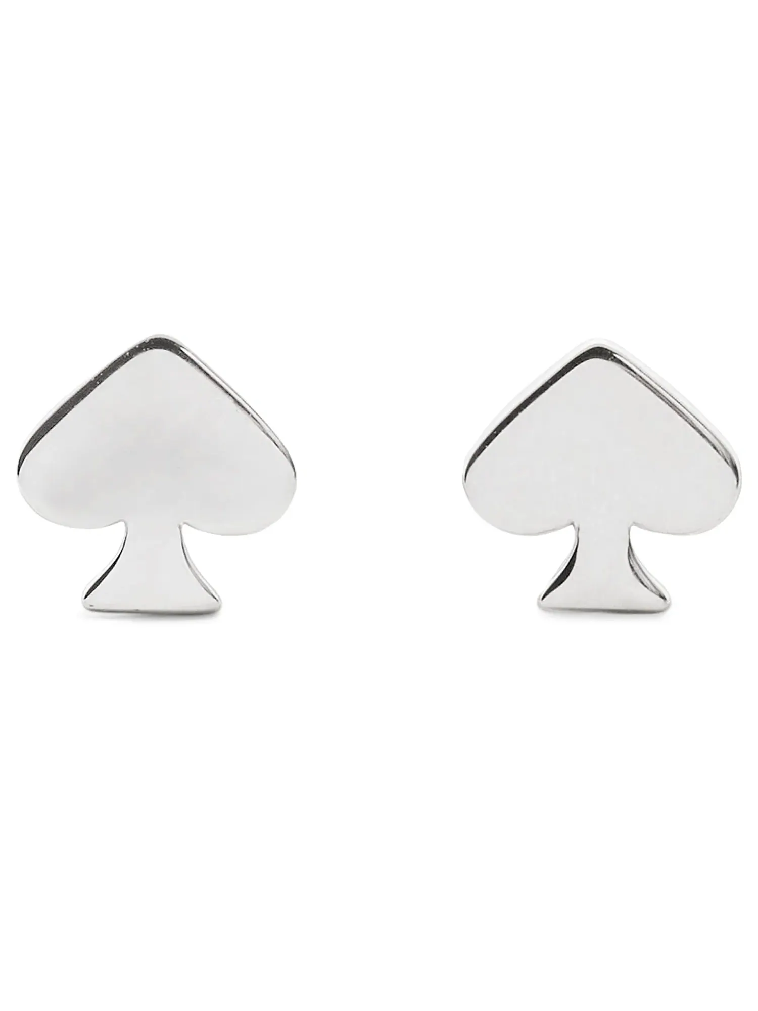Мини-серьги-пусеты Signature Spade Mini Studs Kate Spade New York — изображение 1 из 2, оттенок серебряный
