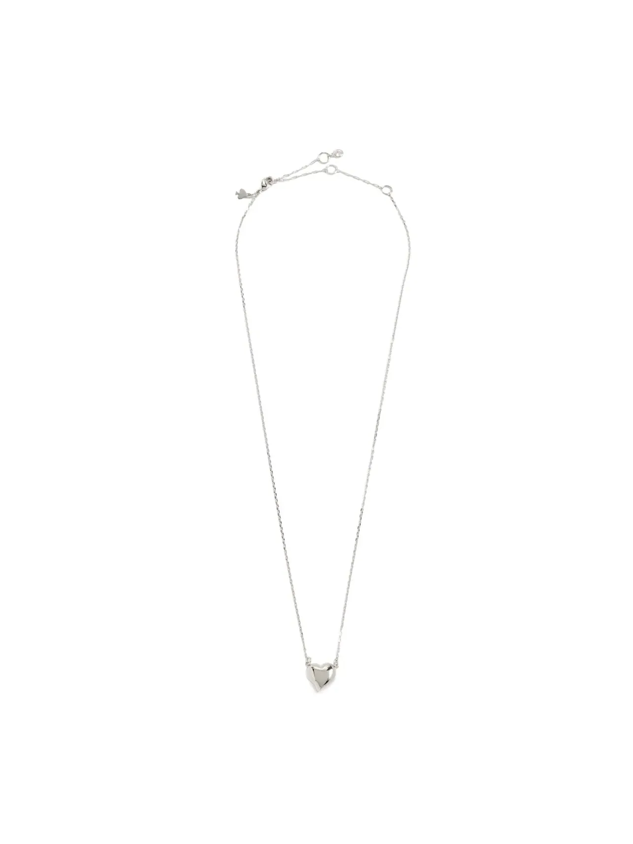 Ожерелье-подвеска Amour Pendant Kate Spade New York — изображение 3 из 4, оттенок серебряный