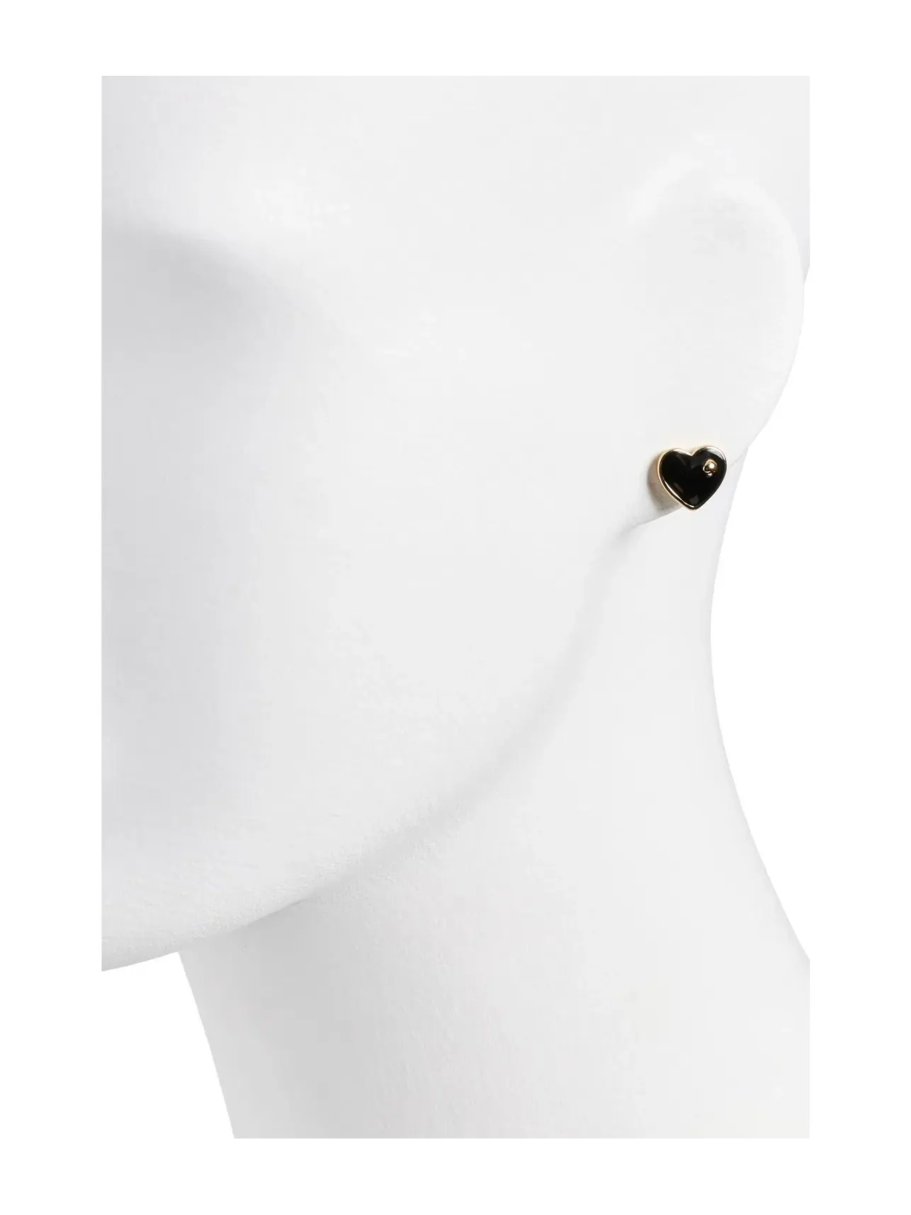Сердечные серьги "Пиковое сердце" Kate Spade New York — изображение 2 из 3, оттенок черный