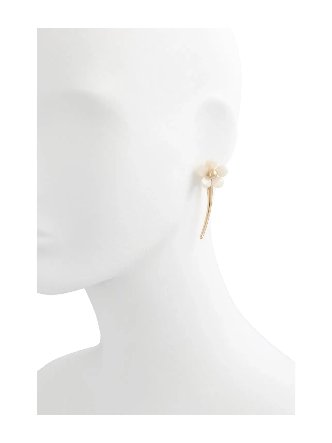 Серьги-подвески Summer Daze с цветочным рисунком Kate Spade New York — изображение 2 из 3, оттенок белый