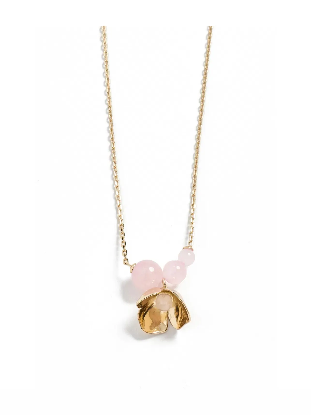Подвеска Gilded Garden Pendant Kate Spade New York — изображение 1 из 4, оттенок пудровый розовый