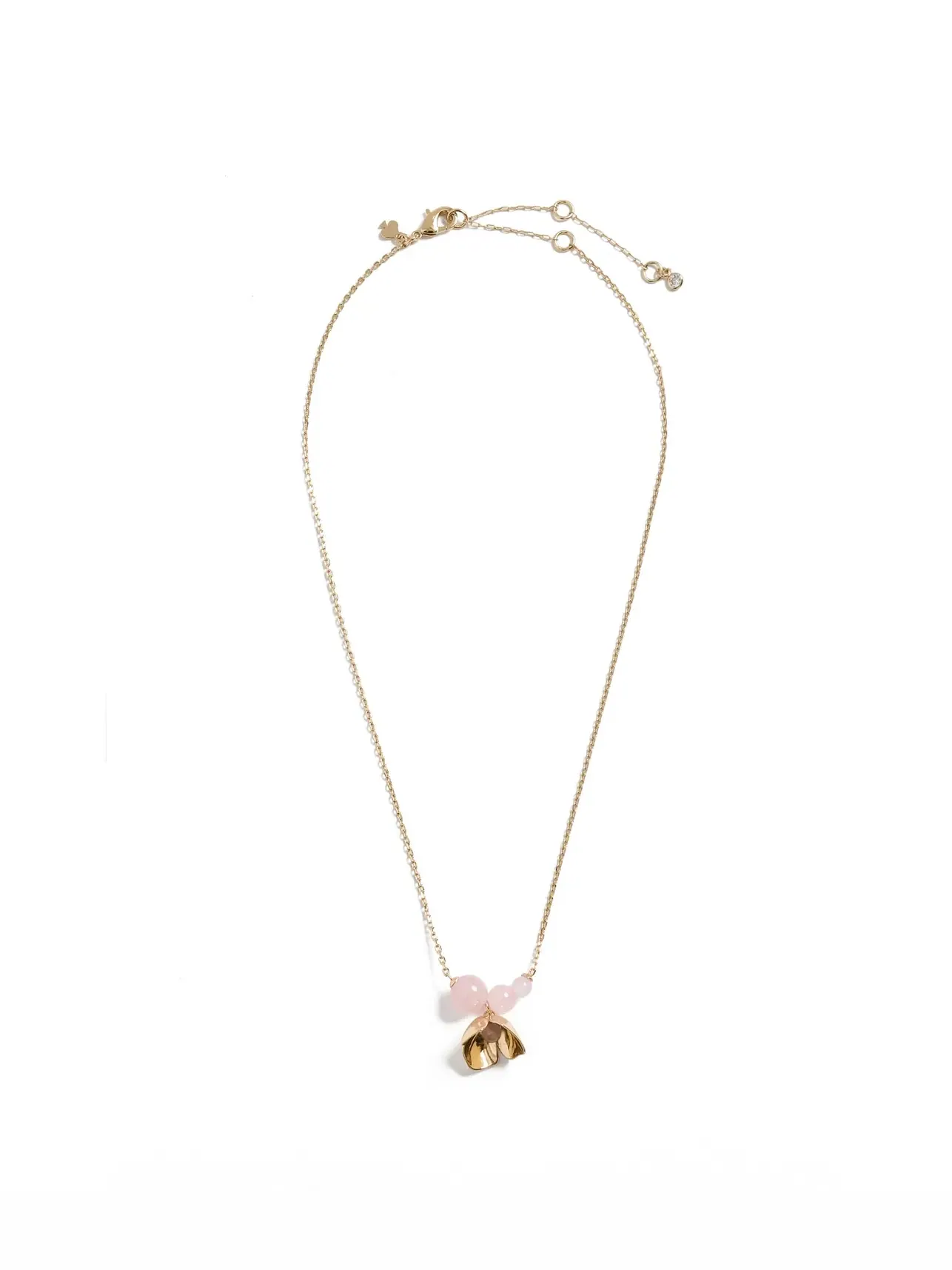 Подвеска Gilded Garden Pendant Kate Spade New York — изображение 3 из 4, оттенок пудровый розовый