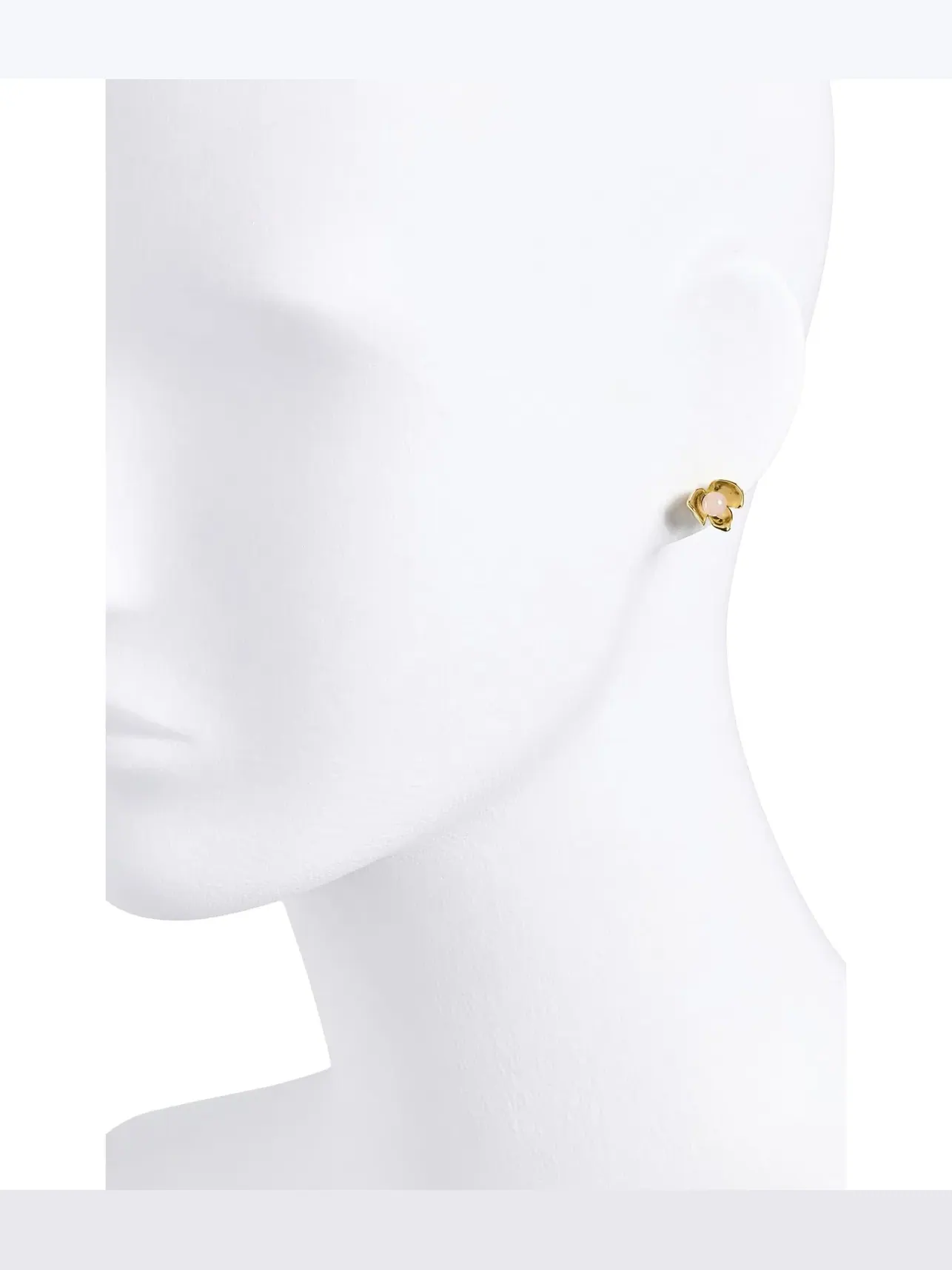Серьги-пусеты Gilded Garden Studs Kate Spade New York — изображение 2 из 3, оттенок пудровый розовый