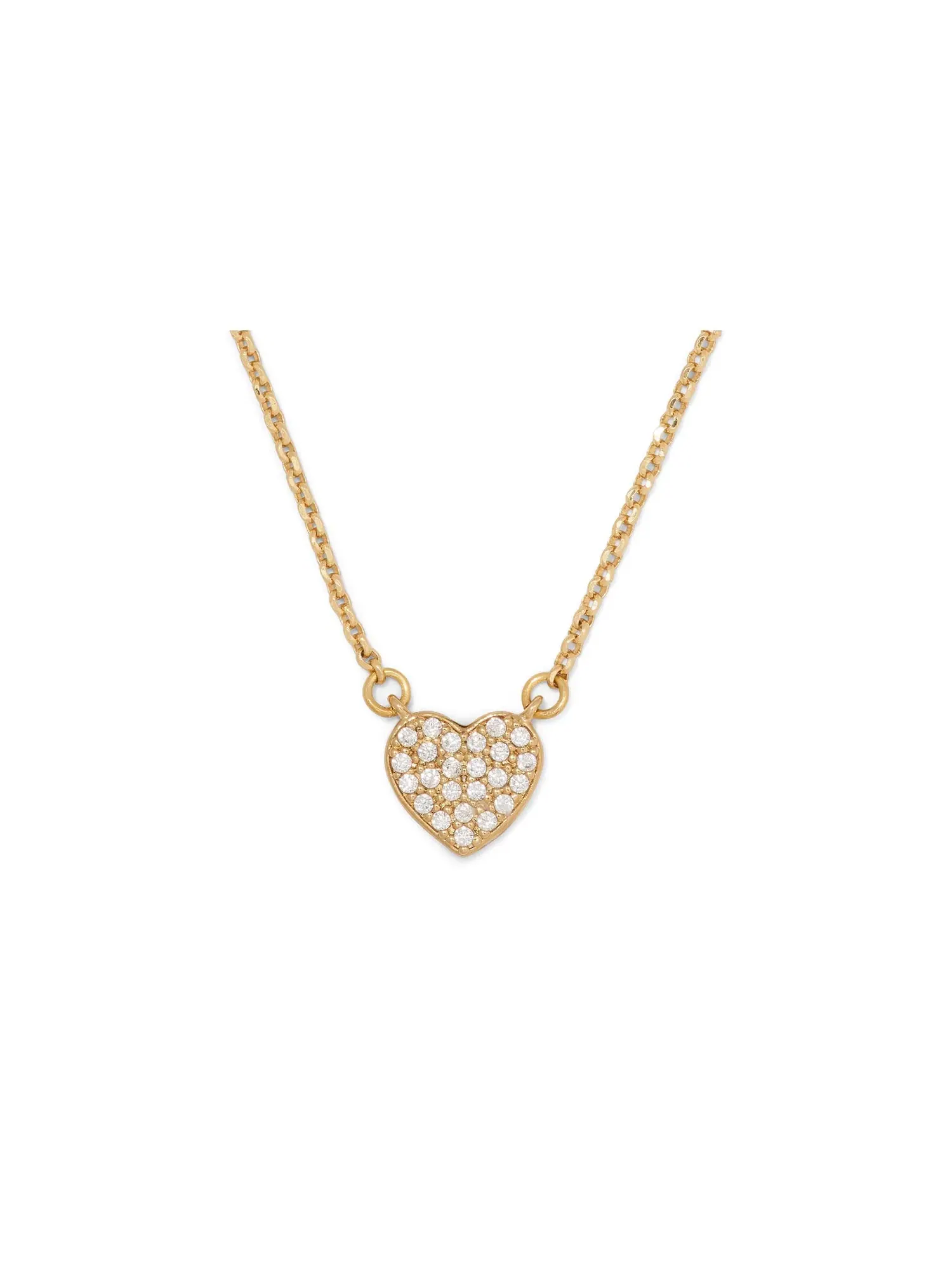 Мини-подвеска-сердце Yours Truly Pave Heart Mini Pendant Kate Spade New York — изображение 1 из 2