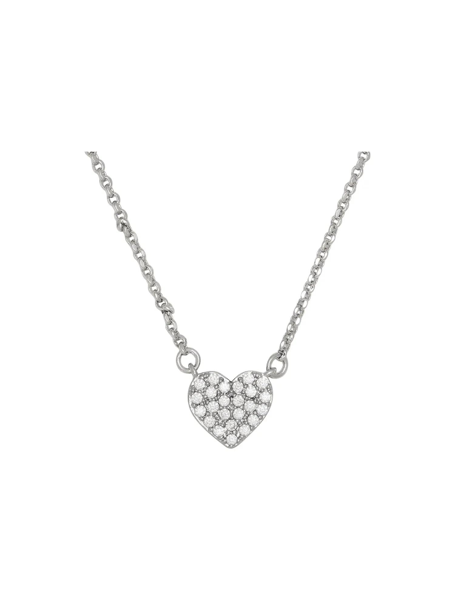 Мини-подвеска-сердце Yours Truly Pave Heart Mini Pendant Kate Spade New York — изображение 1 из 2