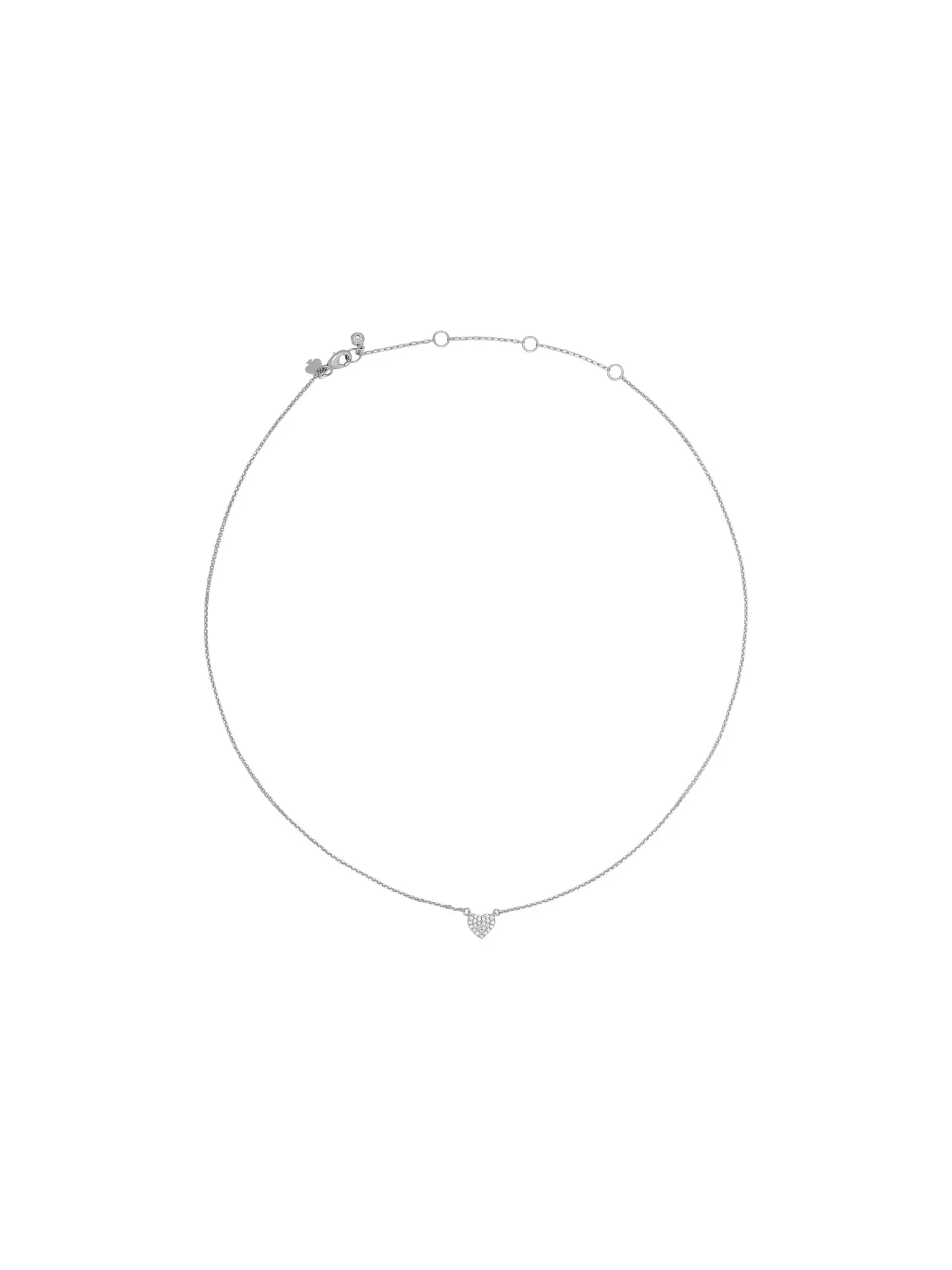 Мини-подвеска-сердце Yours Truly Pave Heart Mini Pendant Kate Spade New York — изображение 2 из 2