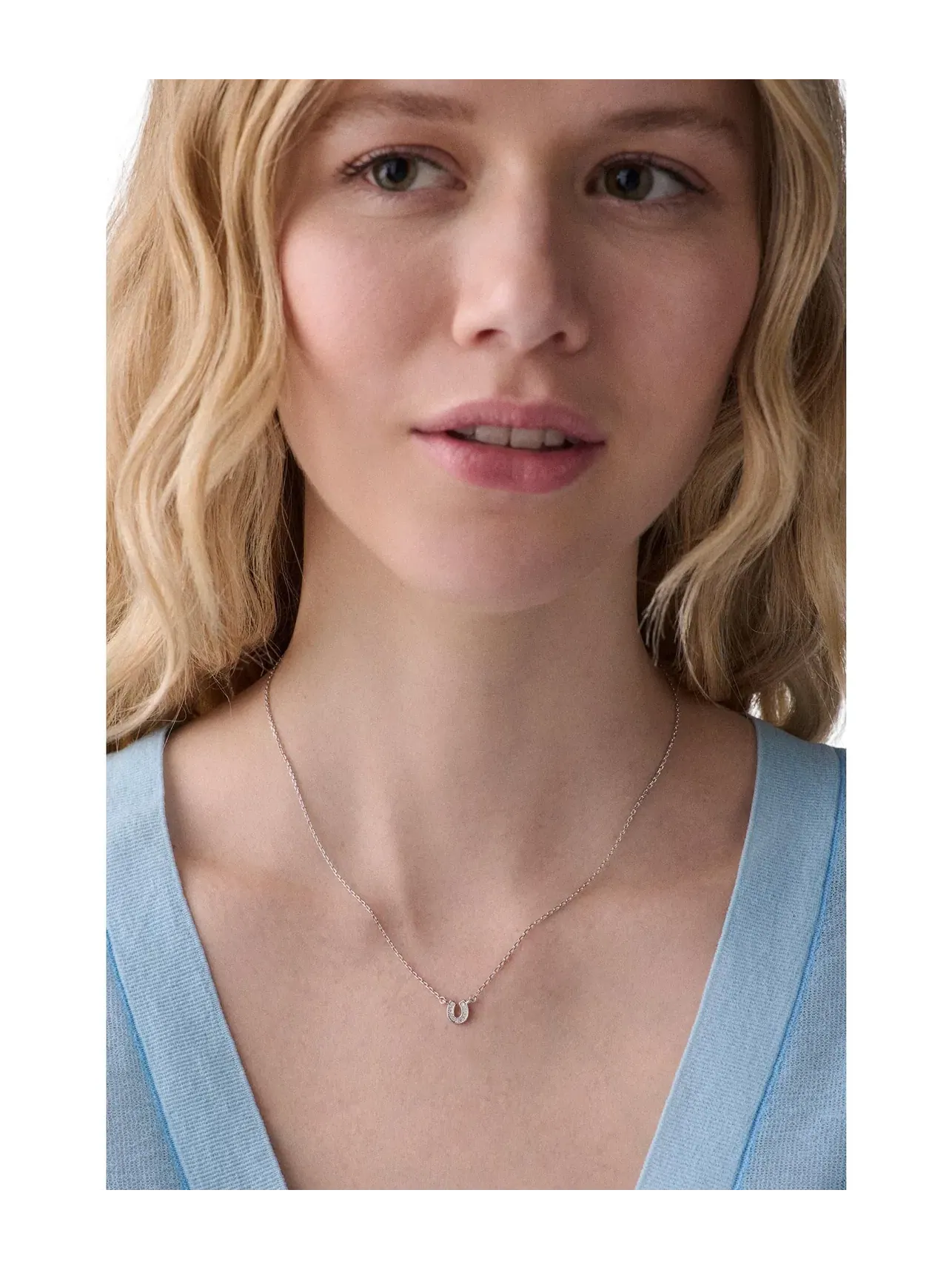Подвеска-подкова You're A Gem Pave Horseshoe Pendant Kate Spade New York — изображение 2 из 3, оттенок прозрачный/серебристый
