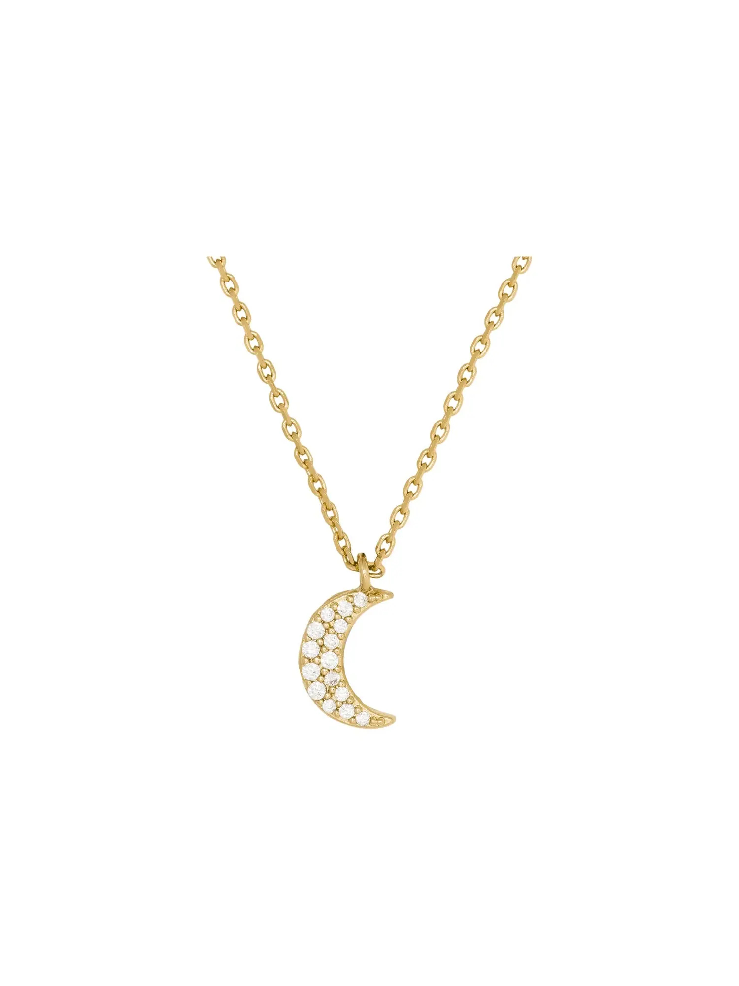 Подвеска-луна You're A Gem Pave Moon Pendant Kate Spade New York — изображение 1 из 3, оттенок прозрачный/золотистый