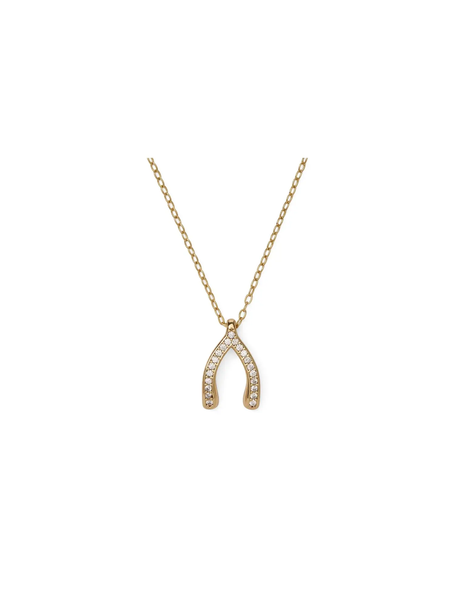 Подвеска Gifting Self Love Pendant Kate Spade New York — изображение 1 из 2, оттенок прозрачный/золотистый