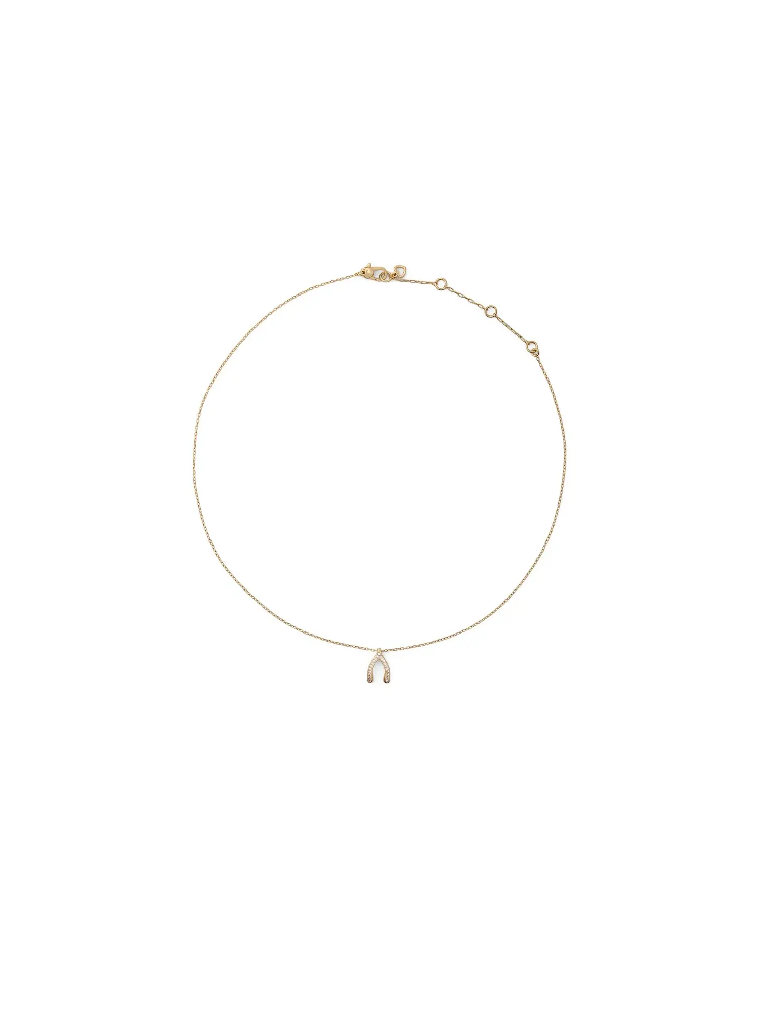 Подвеска Gifting Self Love Pendant Kate Spade New York — изображение 2 из 2, оттенок прозрачный/золотистый