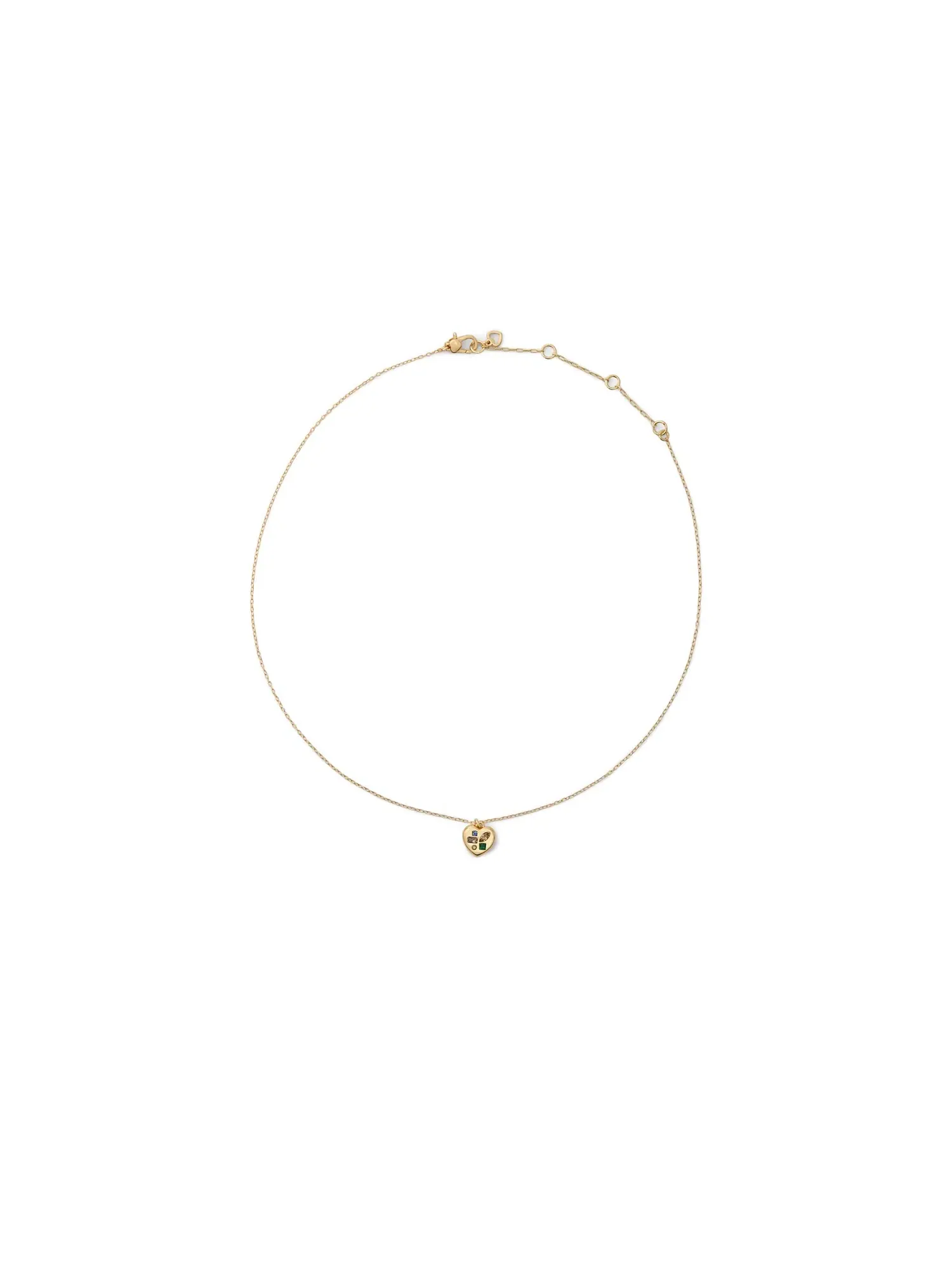 Подвеска Gifting Self Love Pendant Kate Spade New York — изображение 2 из 2, оттенок золотистый мульти