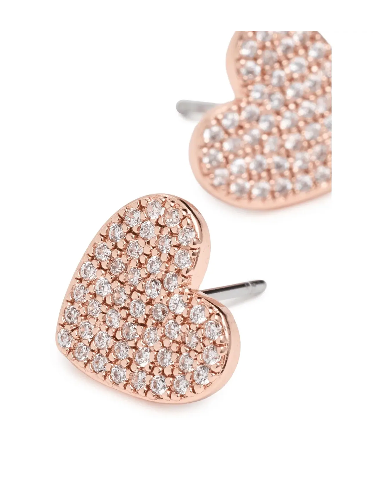 Искренние серьги-гвоздики в форме сердца от Yours Truly Pave Kate Spade New York — изображение 3 из 3