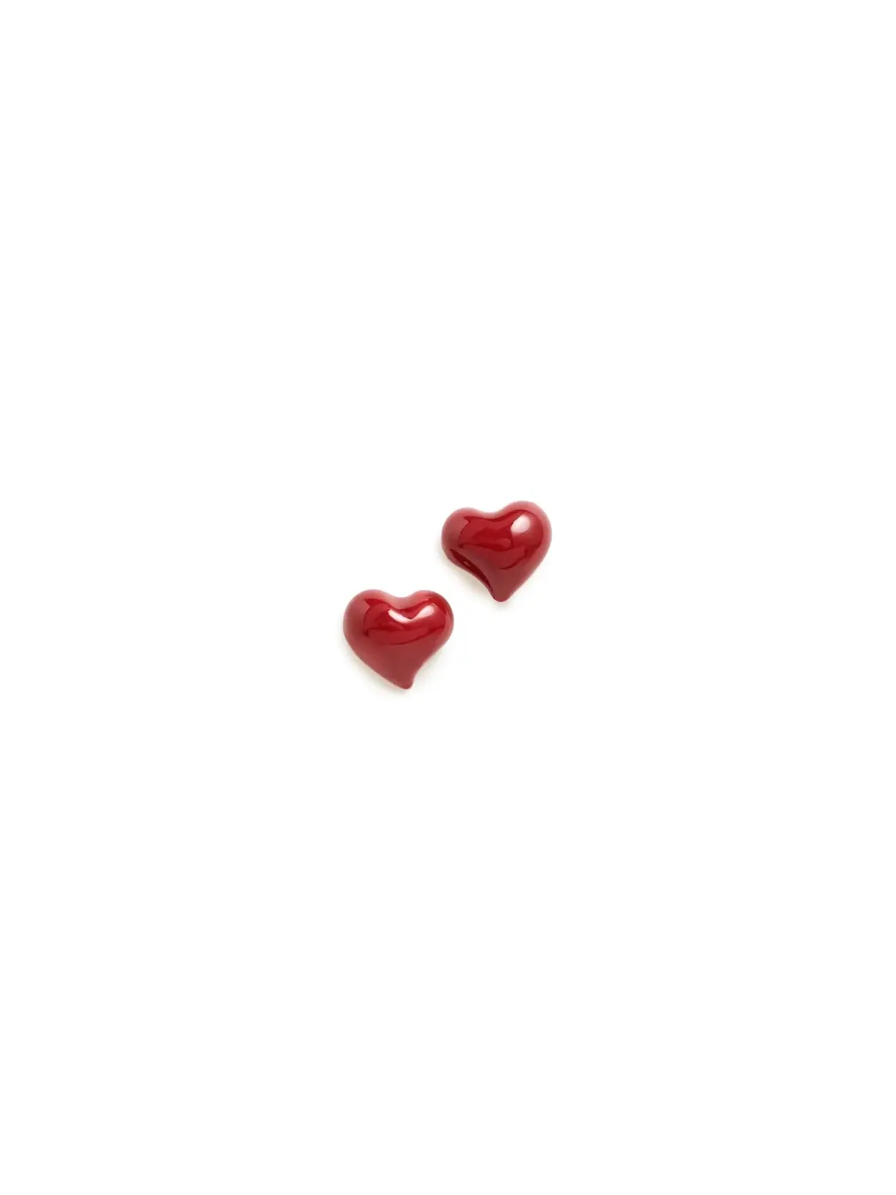 Серьги-пусеты Amour Studs Kate Spade New York — изображение 1 из 3, оттенок ярко-красный