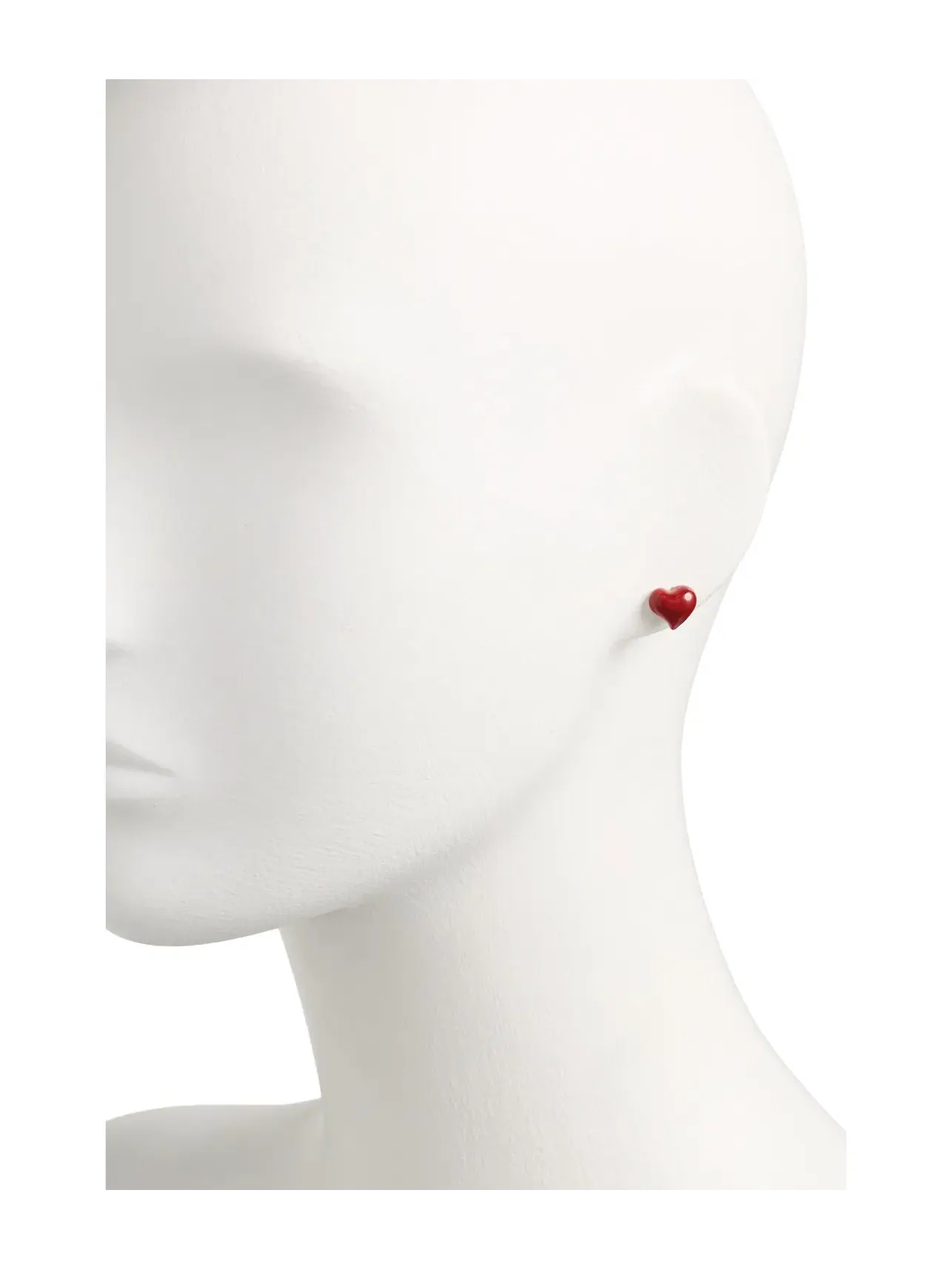 Серьги-пусеты Amour Studs Kate Spade New York — изображение 2 из 3, оттенок ярко-красный
