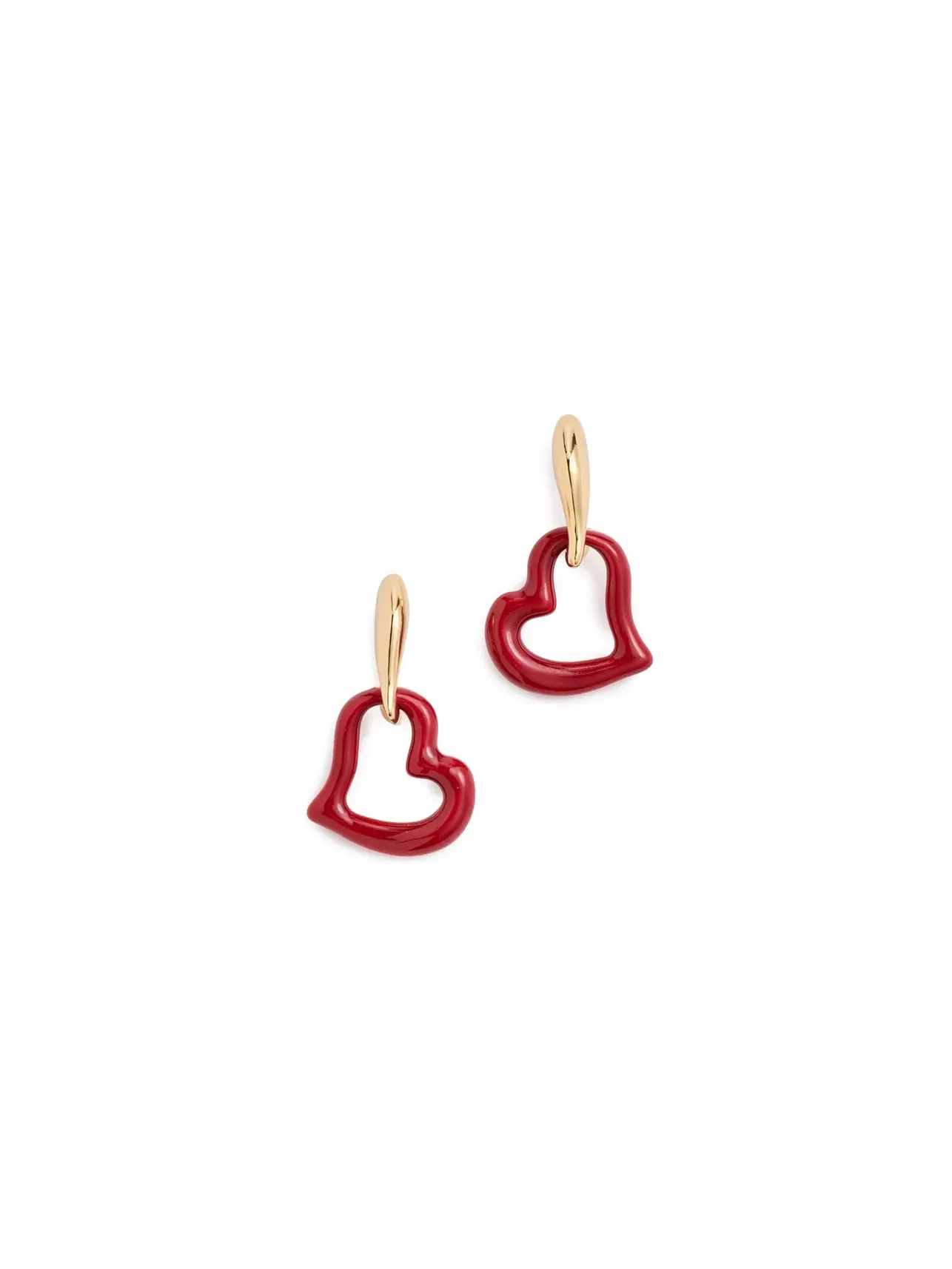 Серьги-подвески «Амур» Kate Spade New York — изображение 1 из 3, оттенок ярко-красный