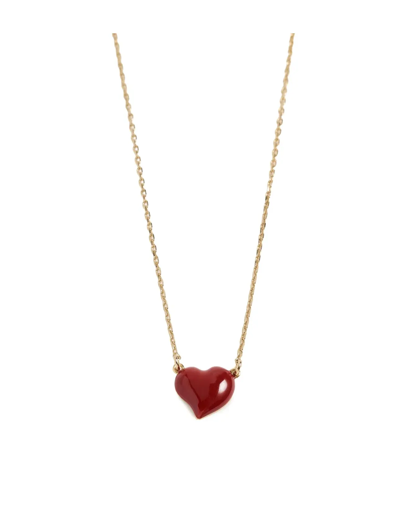 Ожерелье-подвеска Amour Pendant Kate Spade New York — изображение 1 из 4, оттенок ярко-красный