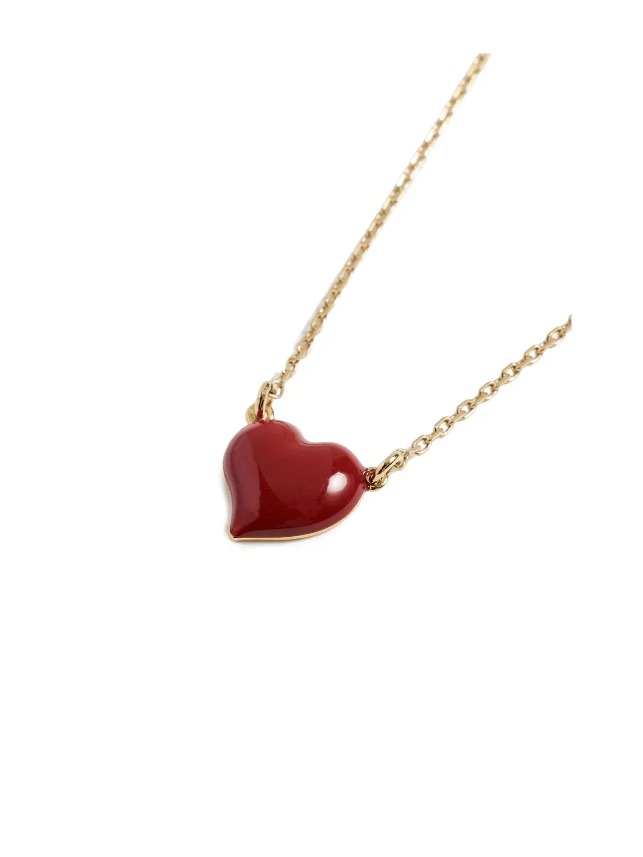 Ожерелье-подвеска Amour Pendant Kate Spade New York — изображение 4 из 4, оттенок ярко-красный