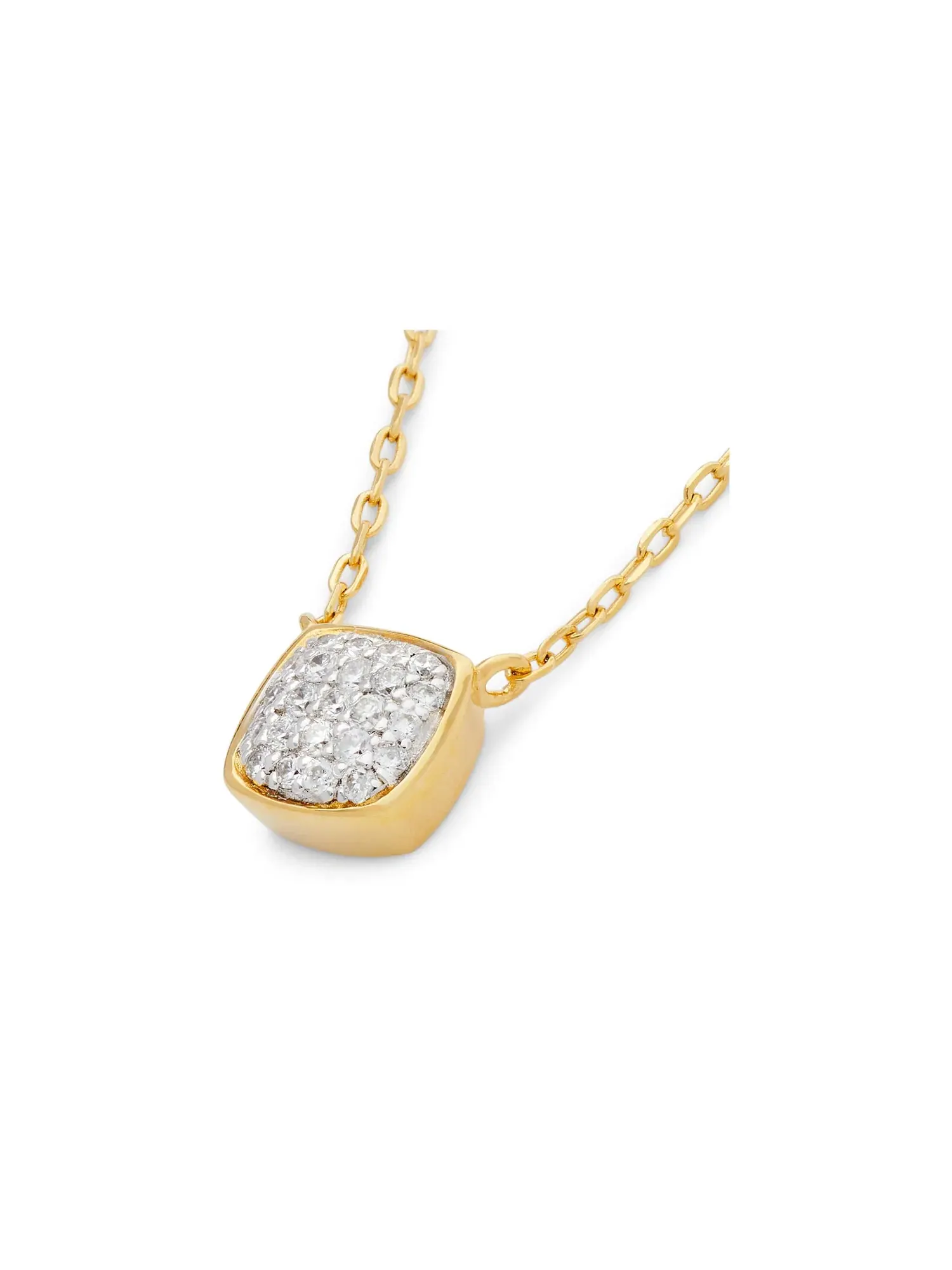 Подвеска Fine Jewerly Pave Diamond Pendant Kate Spade New York — изображение 2 из 4, оттенок золото