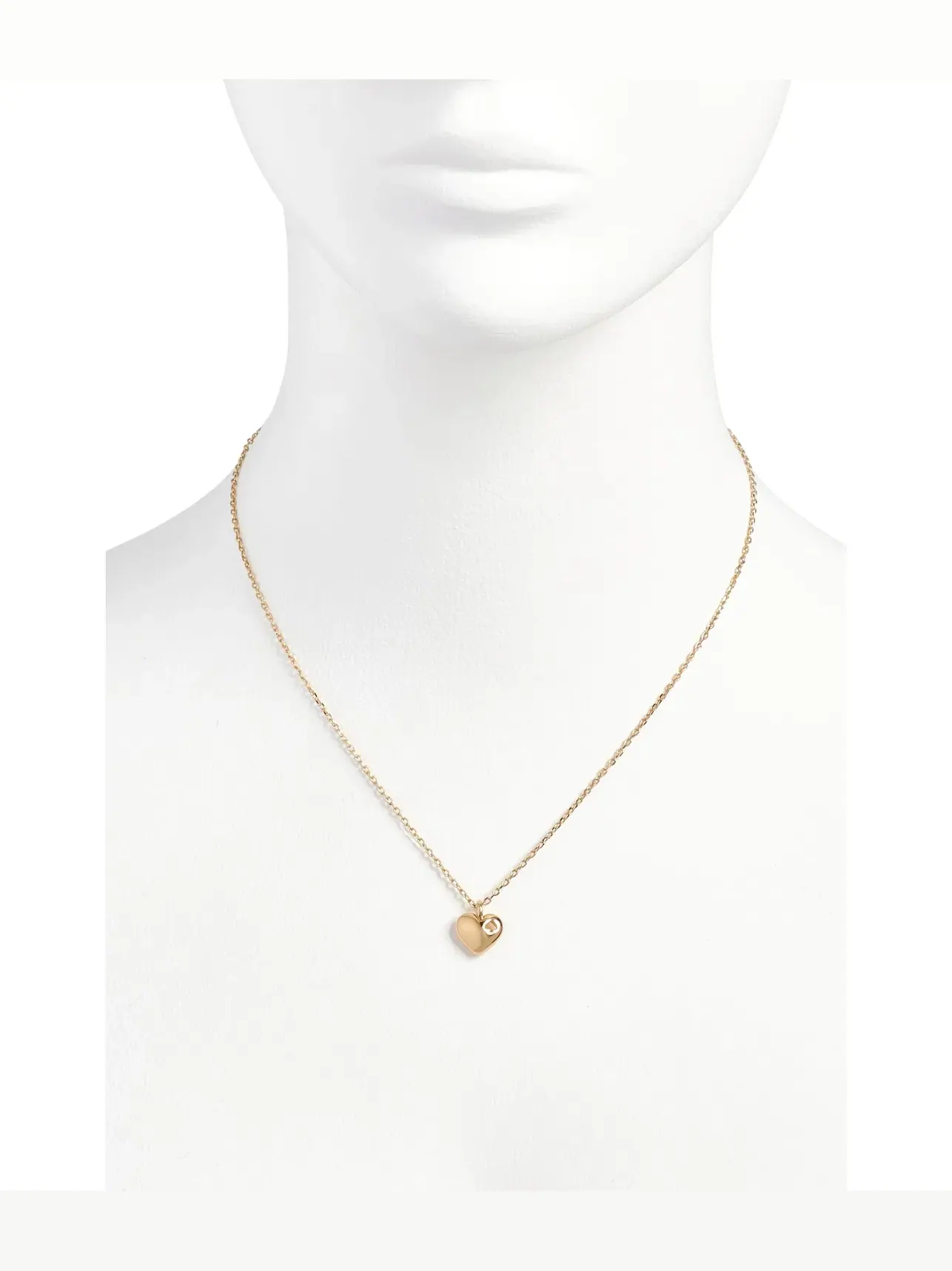 Подвеска Heart Spade Pendant Kate Spade New York — изображение 2 из 4, оттенок золото