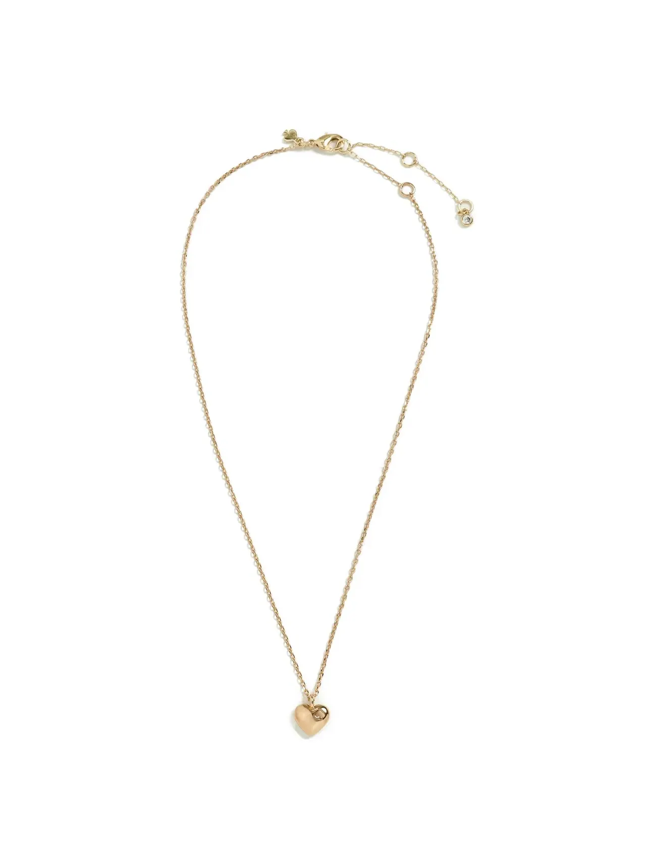 Подвеска Heart Spade Pendant Kate Spade New York — изображение 3 из 4, оттенок золото