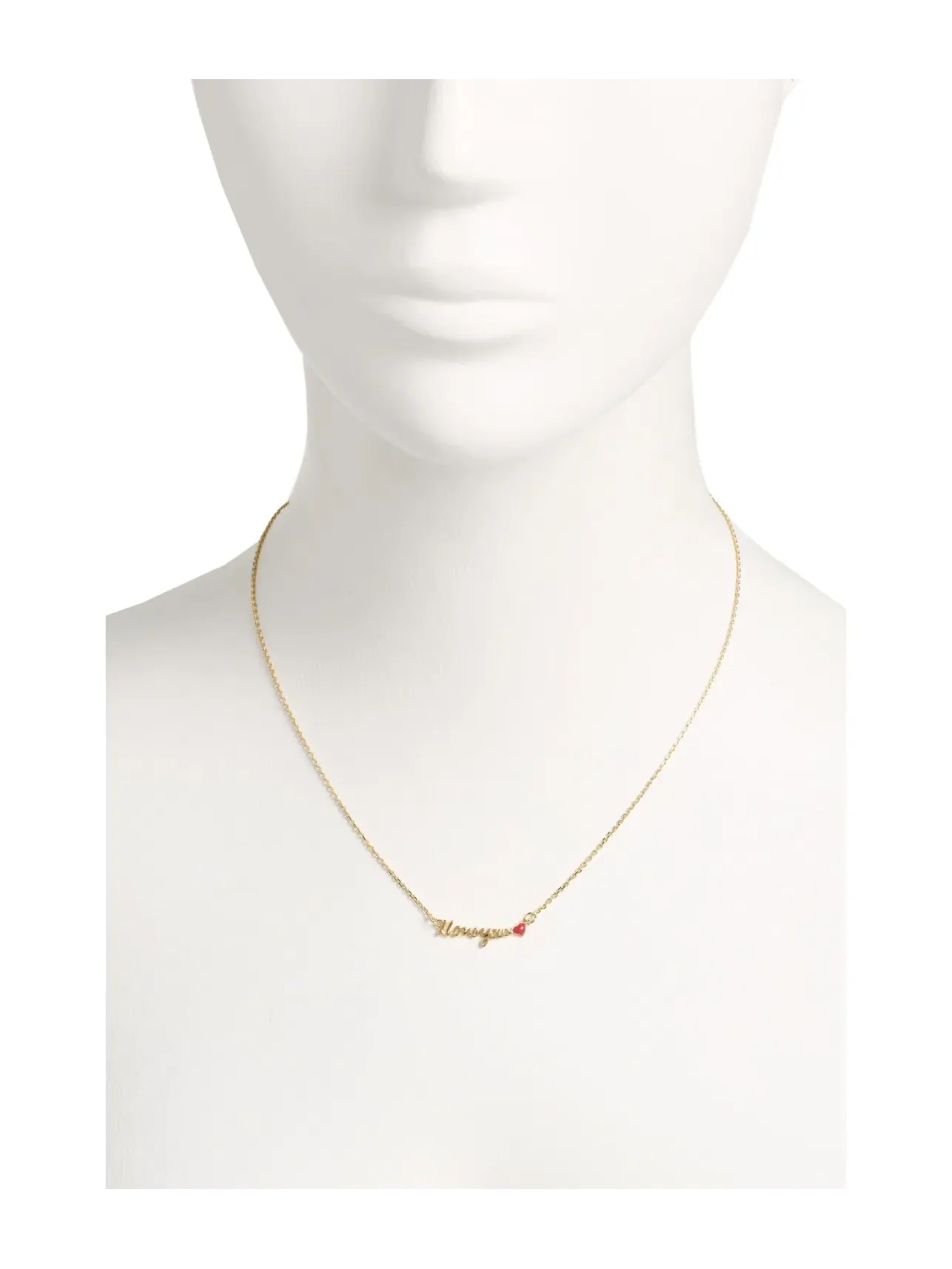 Подвеска I Love You Pendant Kate Spade New York — изображение 2 из 3, оттенок золото