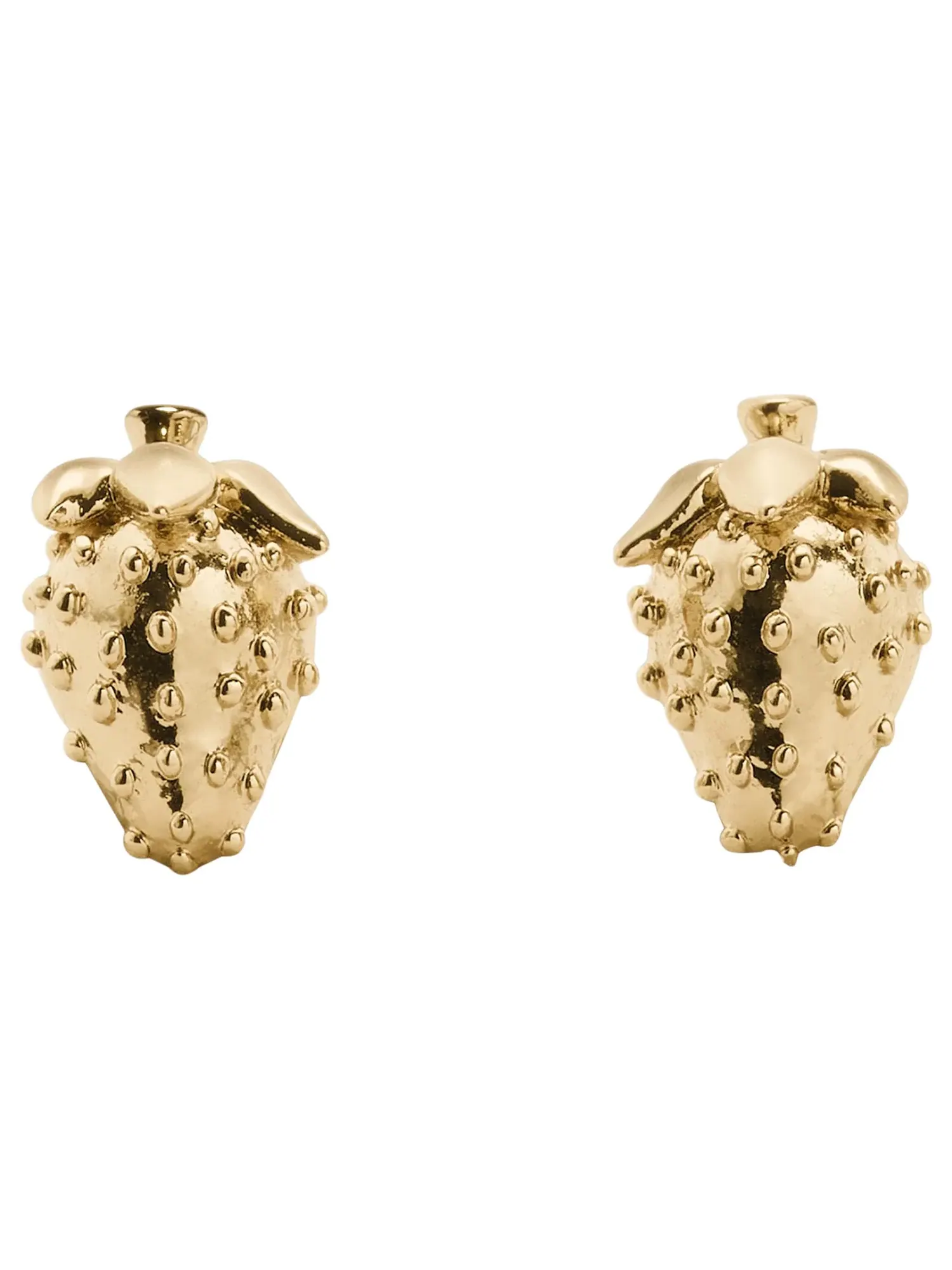 Серьги-пусеты Secret Garden Strawberry Studs Kate Spade New York — изображение 1 из 3, оттенок золото