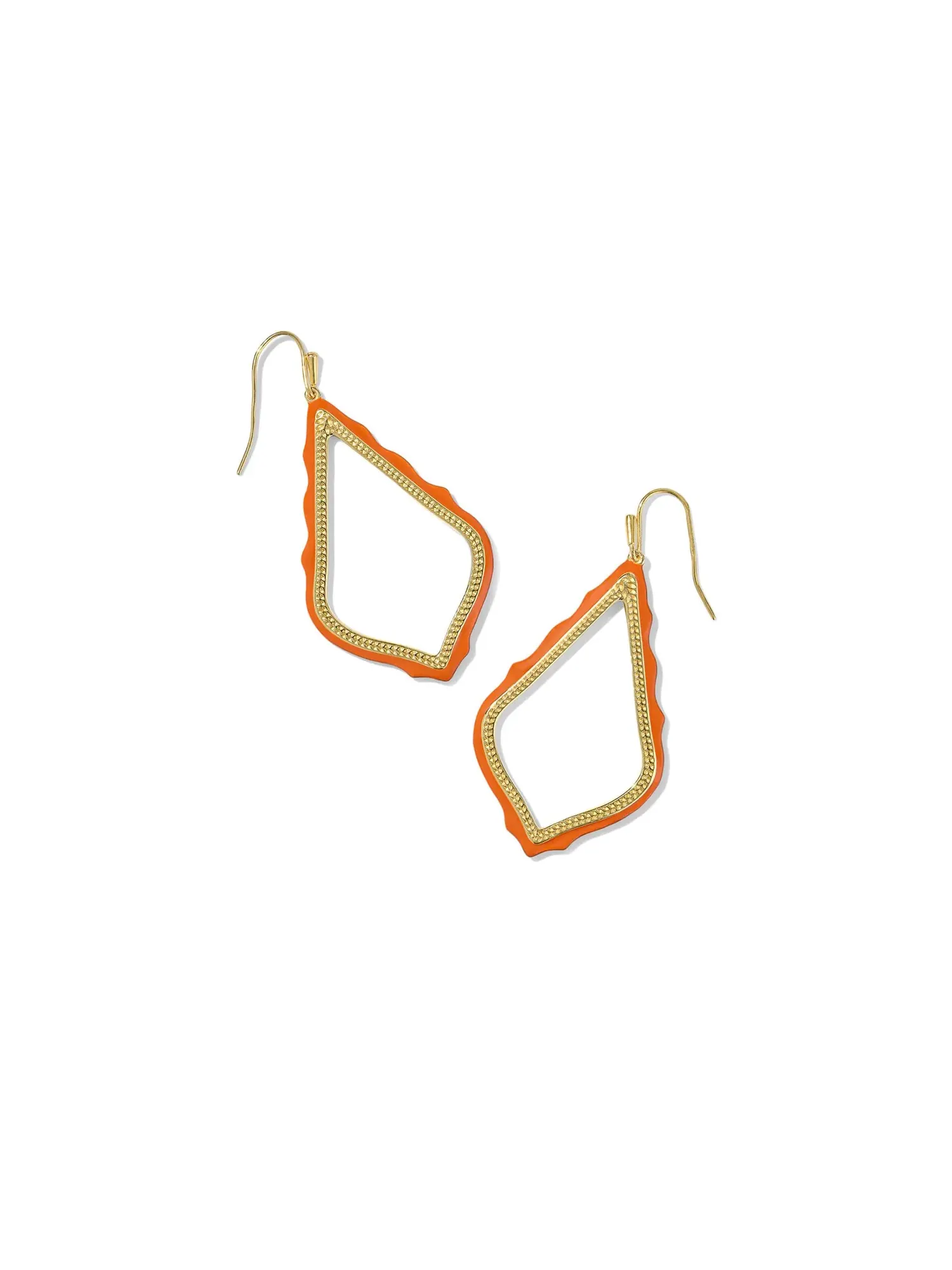 Серьги Sophee с эмалированной открытой оправой Kendra Scott — изображение 1 из 1, оттенок золото