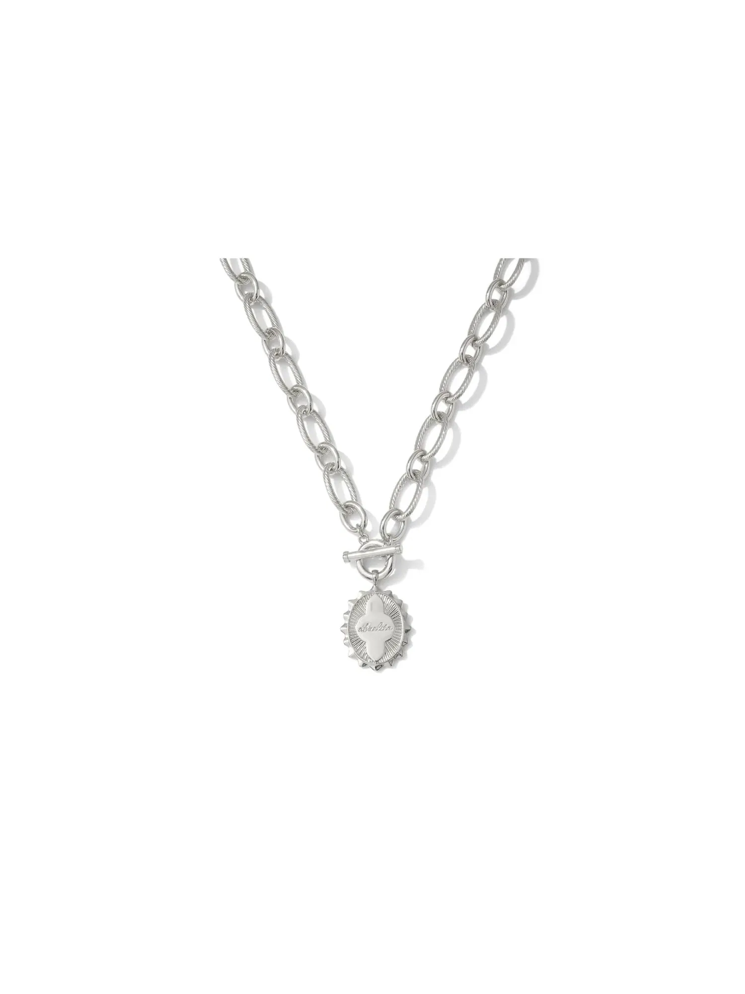 Ожерелье-цепочка Abuelita Link And Chain Necklace Kendra Scott — изображение 1 из 3, оттенок серебряный