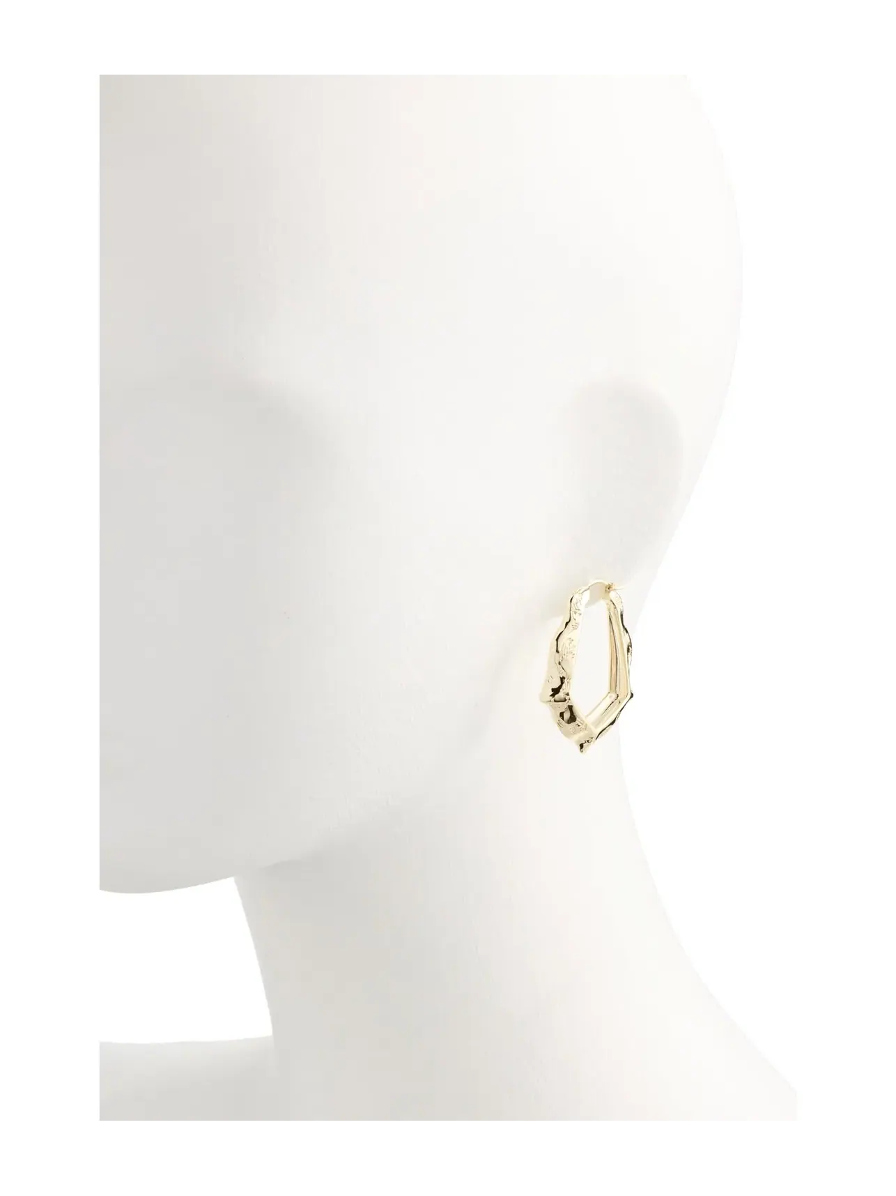 Серьги-кольца Adriana Scallop Frame Kendra Scott — изображение 2 из 3, оттенок золото