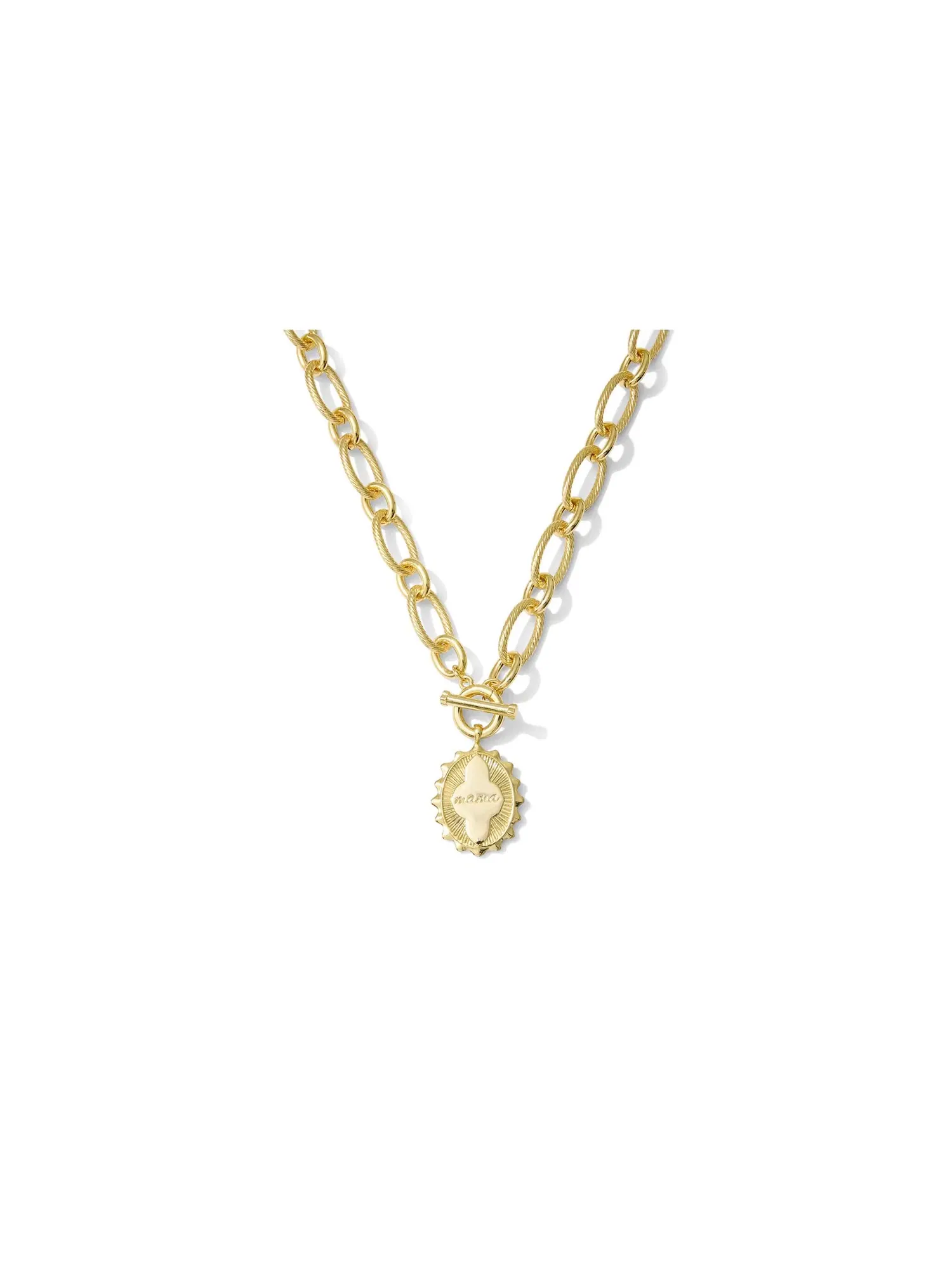 Ожерелье-цепочка Mama Link And Chain Necklace Kendra Scott — изображение 1 из 3, оттенок золото