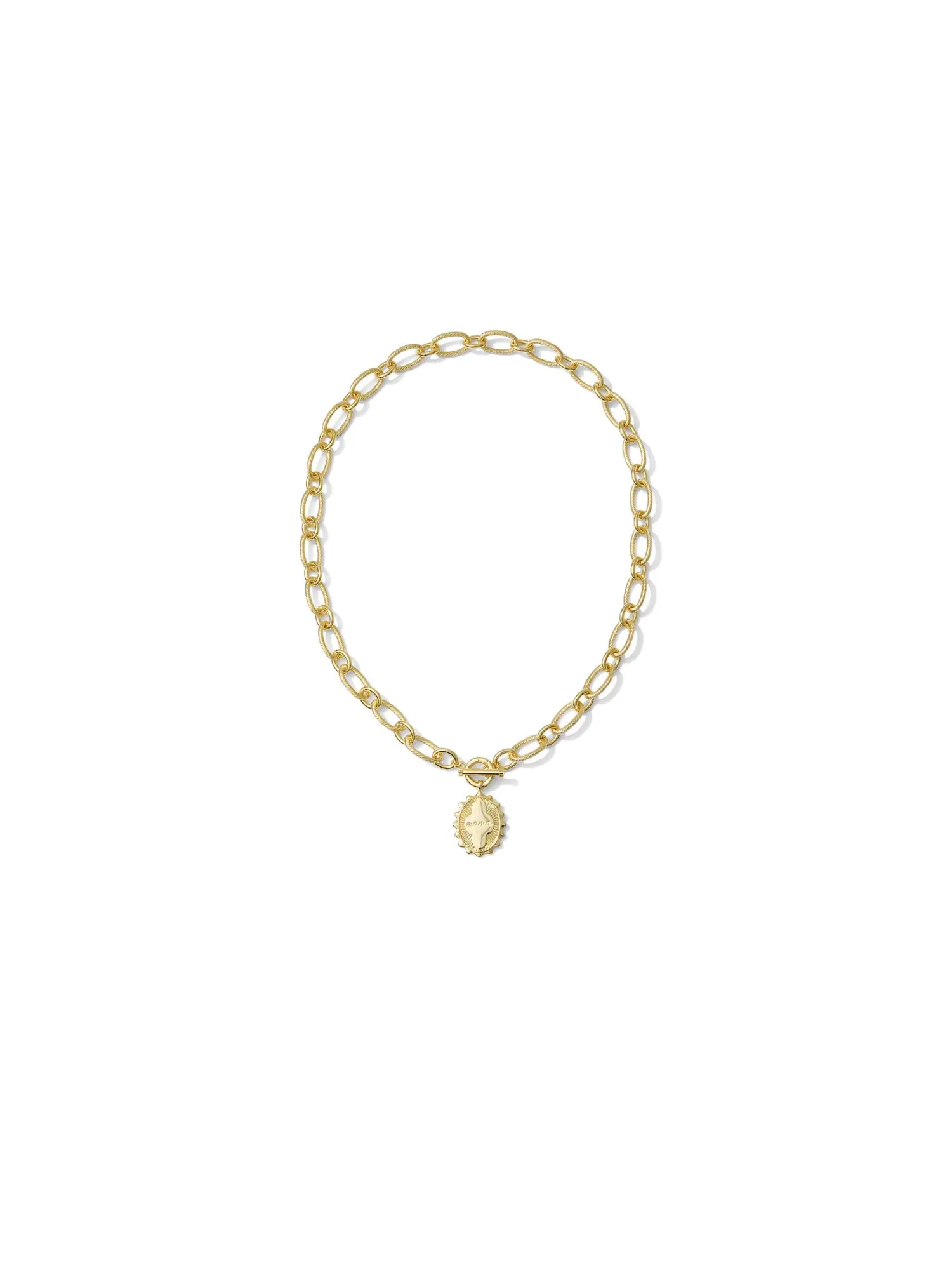 Ожерелье-цепочка Mama Link And Chain Necklace Kendra Scott — изображение 2 из 3, оттенок золото