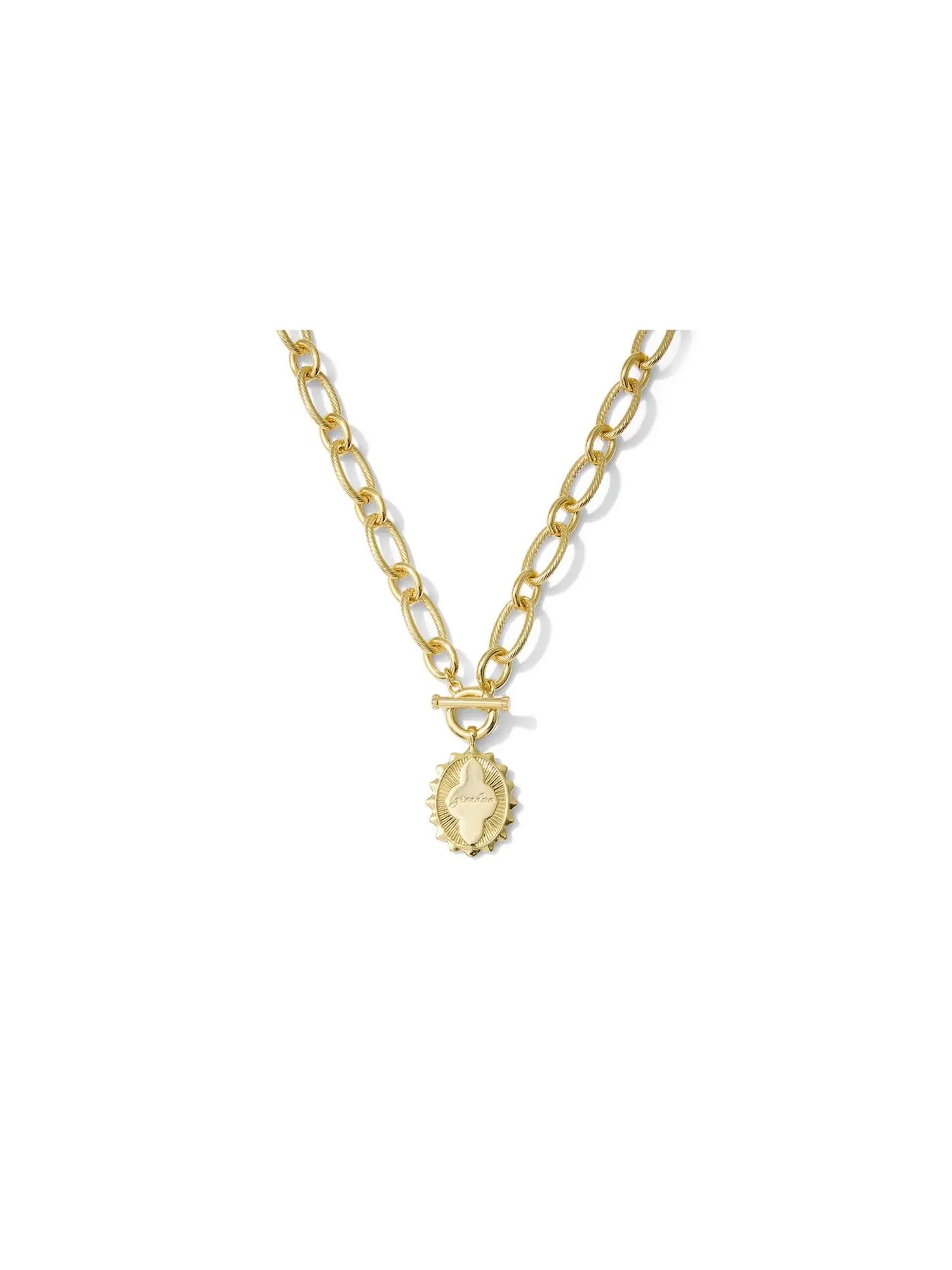 Ожерелье-цепочка Grandma Link And Chain Necklace Kendra Scott — изображение 1 из 3, оттенок золото