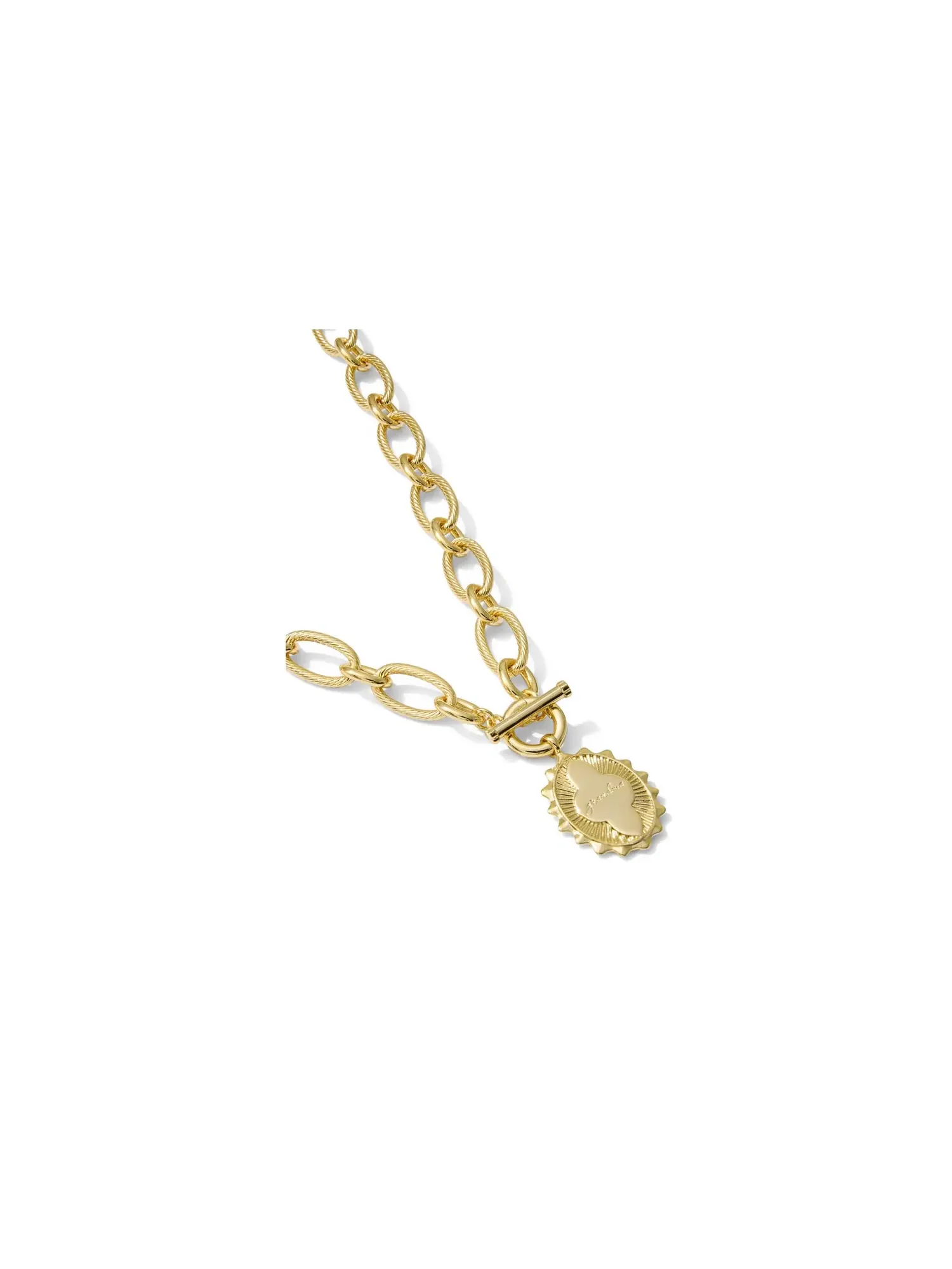 Ожерелье-цепочка Grandma Link And Chain Necklace Kendra Scott — изображение 3 из 3, оттенок золото