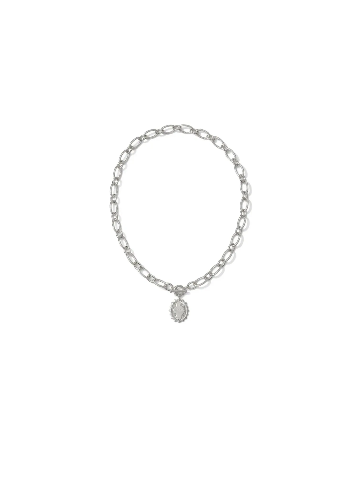 Ожерелье-цепочка Grandma Link And Chain Necklace Kendra Scott — изображение 2 из 3, оттенок серебряный