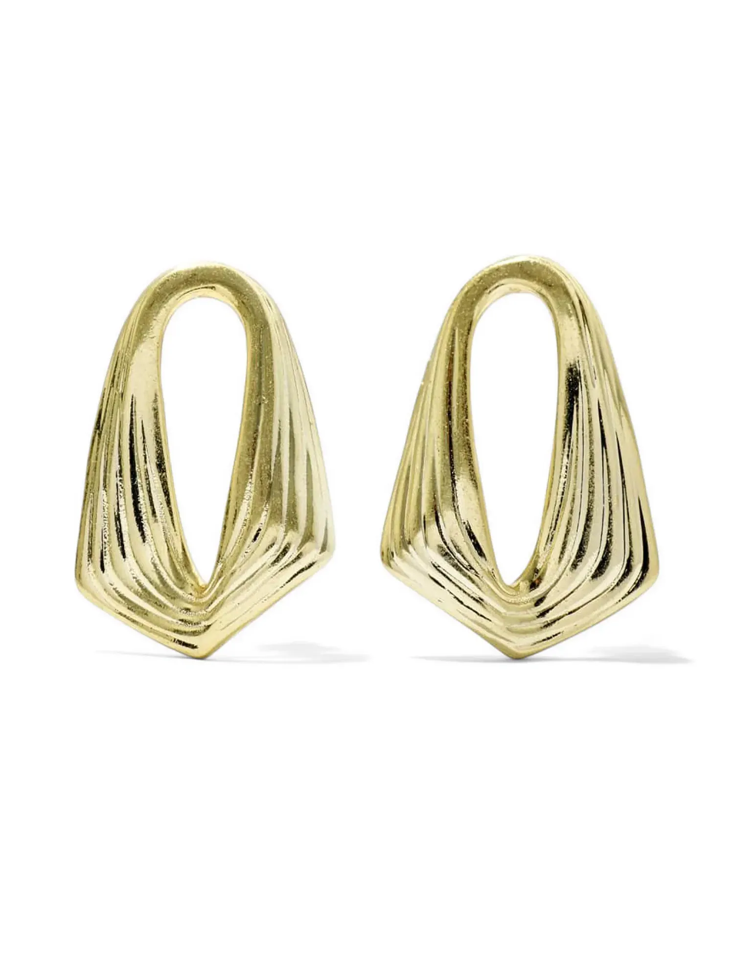 Серьги-гвоздики Kira Kendra Scott — изображение 3 из 3, оттенок золото