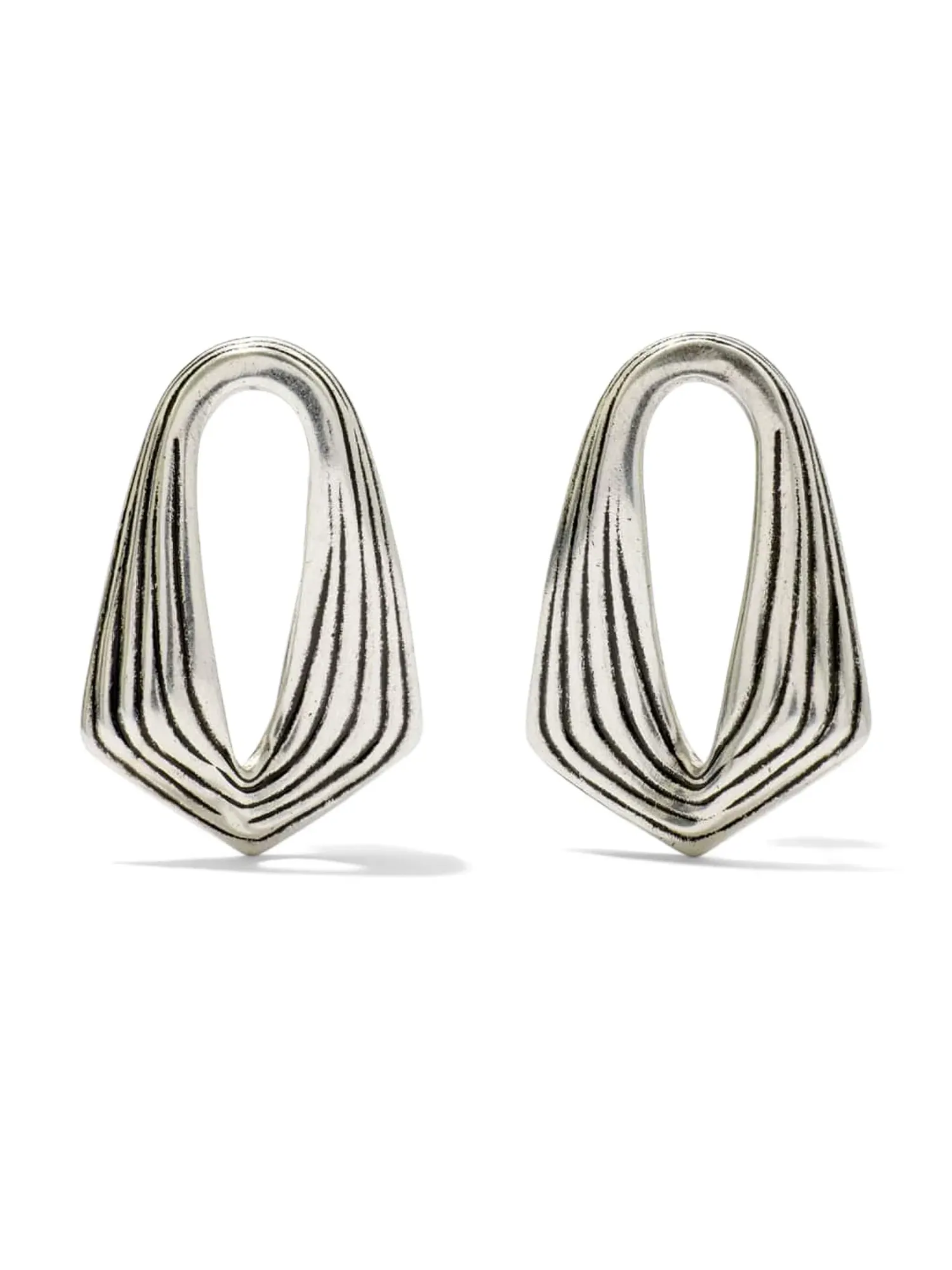 Серьги-гвоздики Kira Kendra Scott — изображение 2 из 3, оттенок винтажный серебристый