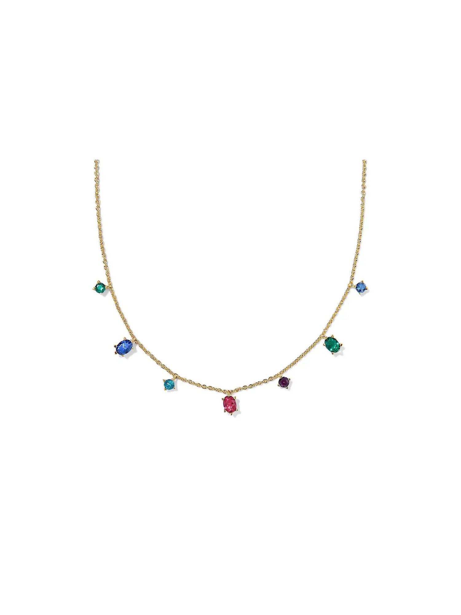 Изящное ожерелье Cailin Delicate Strand Necklace Kendra Scott — изображение 1 из 2, оттенок золотистый мульти