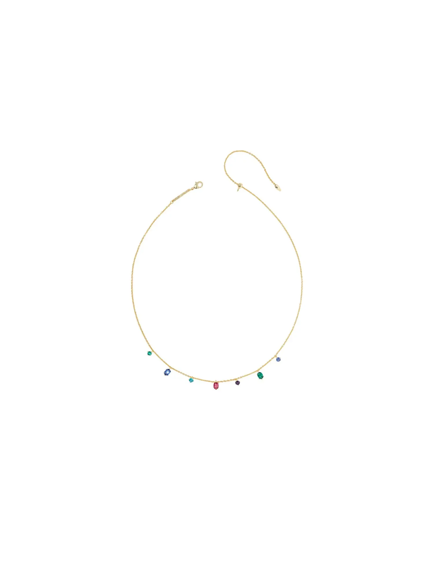 Изящное ожерелье Cailin Delicate Strand Necklace Kendra Scott — изображение 2 из 2, оттенок золотистый мульти